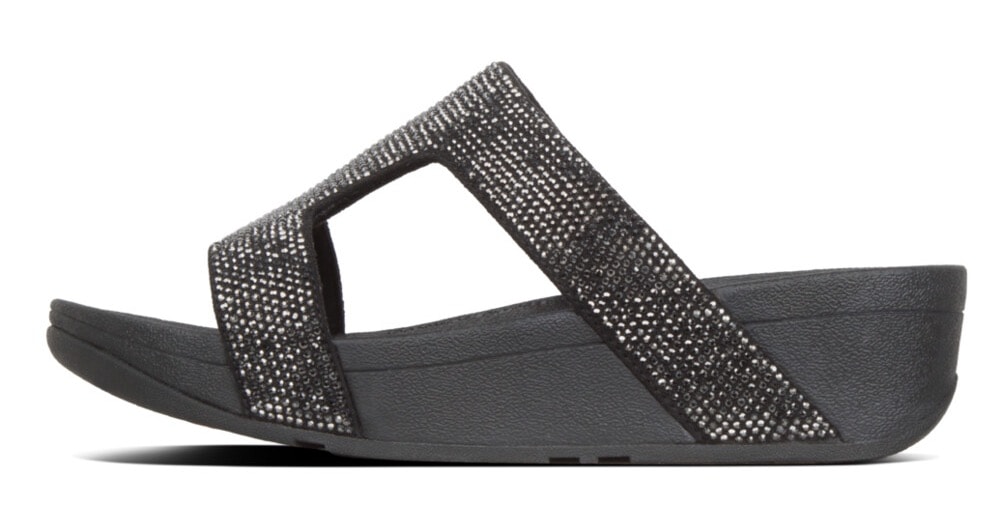 Fitflop Pantolette »MARLI«  Sommerschuh, Strandschuh, Sandale, Flats mit Glitzer-Details