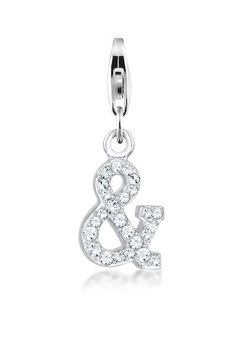 Nenalina Charm-Einhänger »Zeichen Symbol Kristalle 925 Silber« kaufen