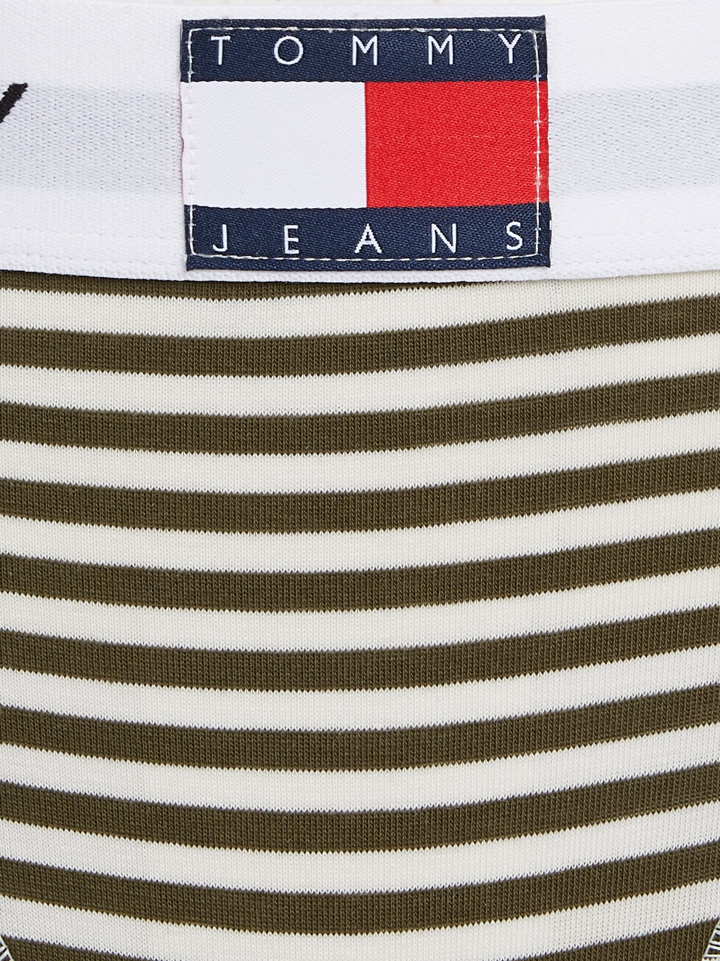 Tommy Hilfiger Underwear Slip »THONG PRINT (EXT SIZES)«, im Streifendessin, Logoschriftzug
