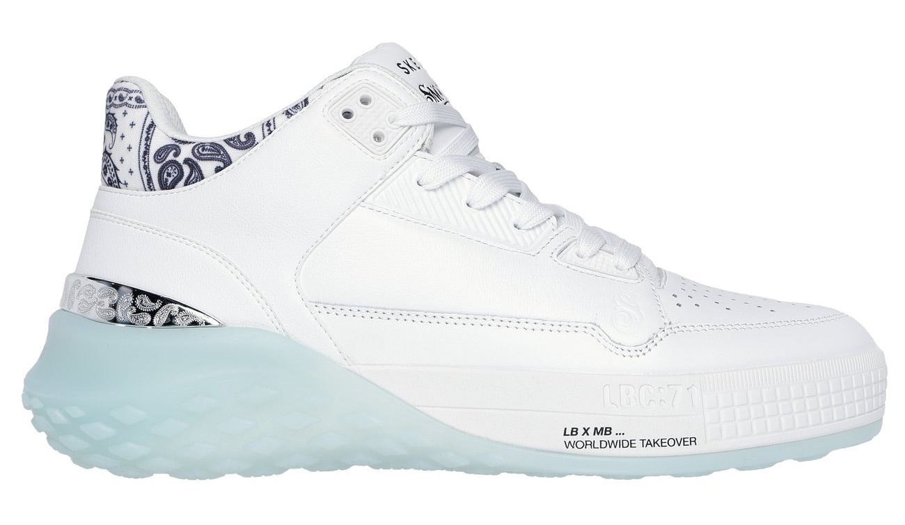 Skechers Sneaker »SIZZLE-SNOOP SIZZLE BUCKETS«, Schnürschuh, Freizeitschuh, MidCut mit Air-Cooled Memory Foam