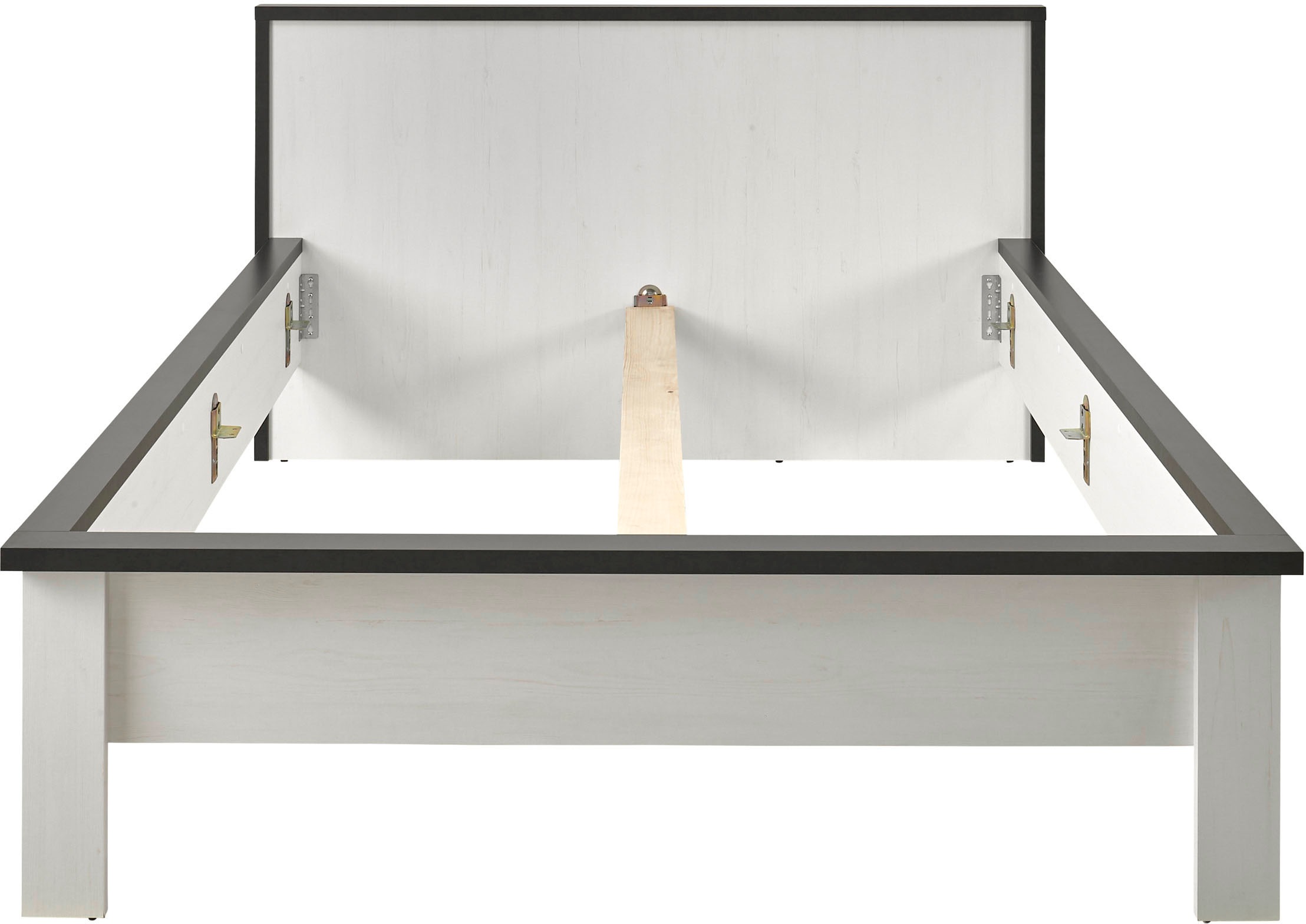 Home affaire Einzelbett »SHERWOOD Liegefläche 90/140 oder 180x200 cm«, aus FSC®-zertifiziertem Holzwerkstoff, rustikaler Landhausstil