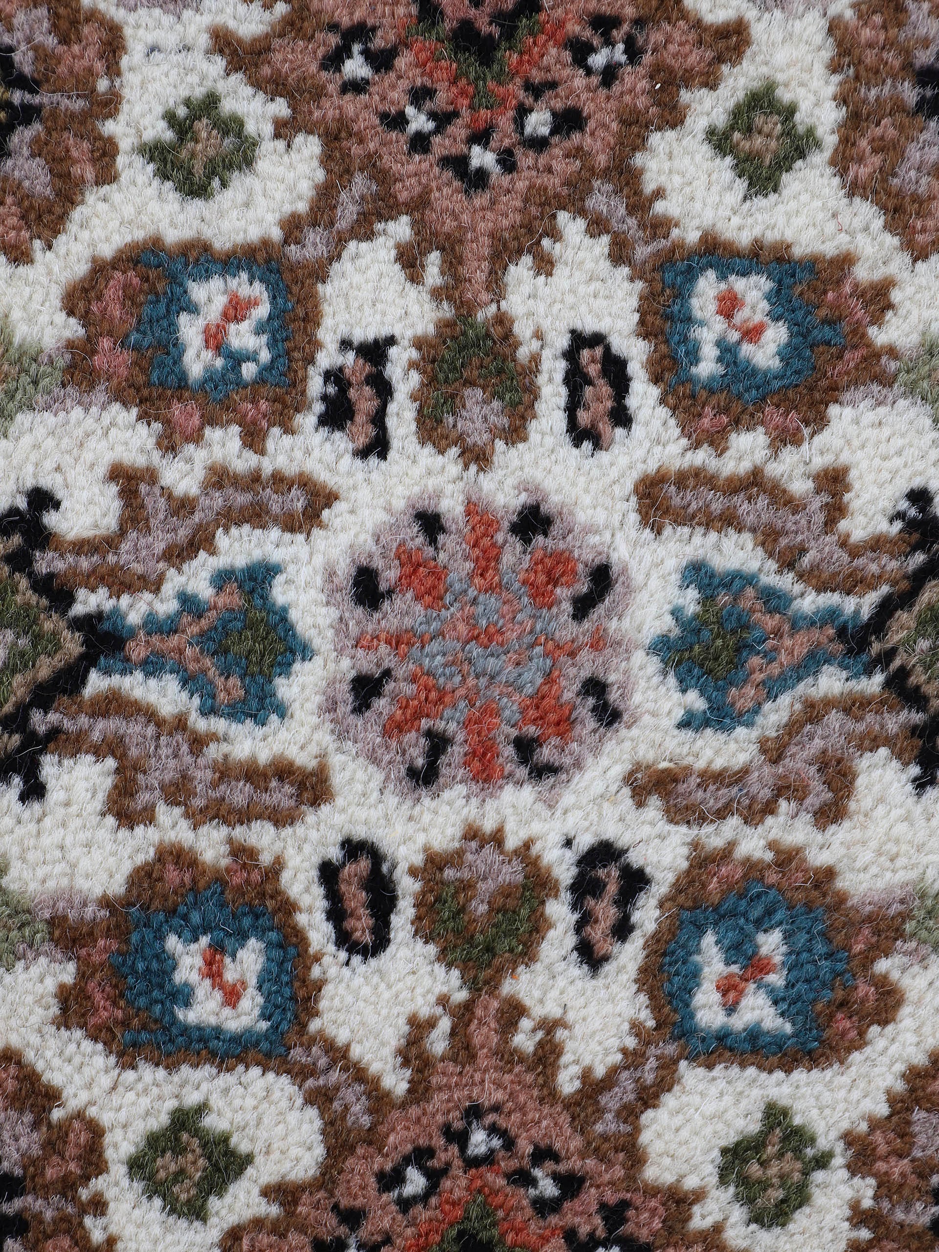 Woven Arts Orientteppich »Bidjar Herati ,   auch als Läufer« rechteckig 15 mm Höhe handgeknüpft, Wohnzimmer, reine Wolle