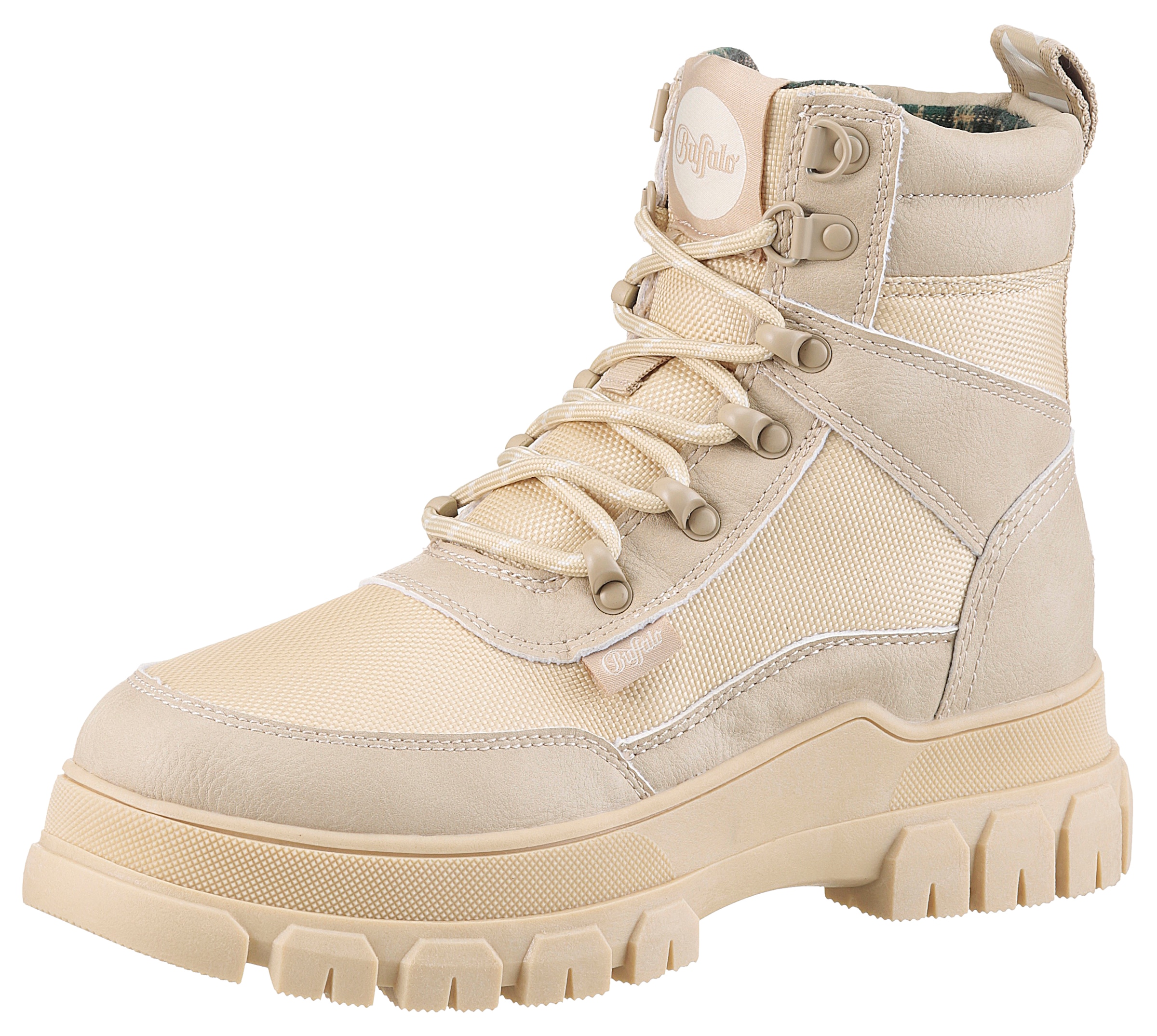 Schnürboots »NOVA COM VEGAN«, Stiefelette, High Top Sneaker, Plateauabsatz, mit Memory...