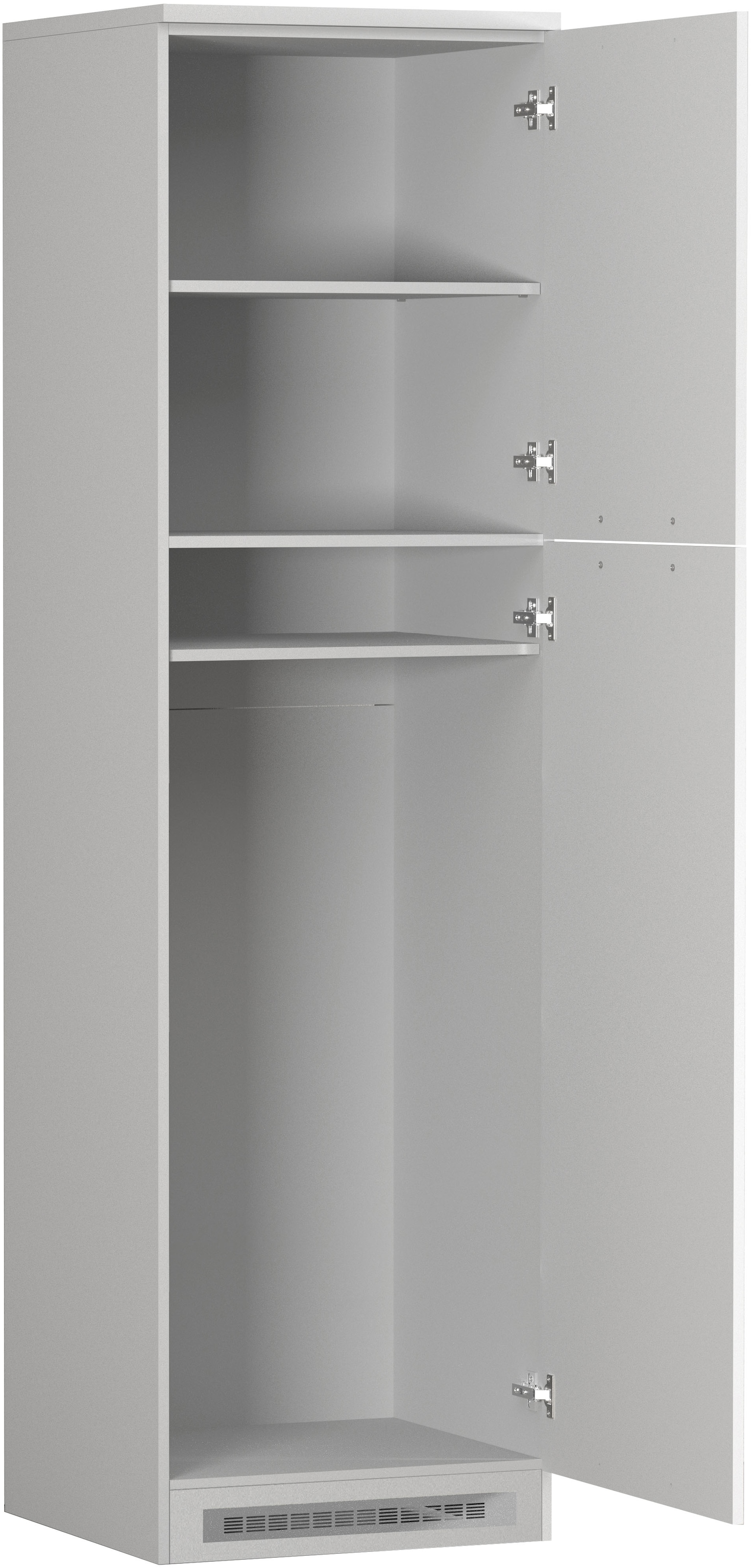 KOCHSTATION Kühlumbauschrank »Luna, Kühlschrank-Umbau, Einbauschrank für Kühlschrank, Made in Italy« B/T/H: 60×60×214,5 cm, für zwei Kühlschrankhöhen vorbereitet