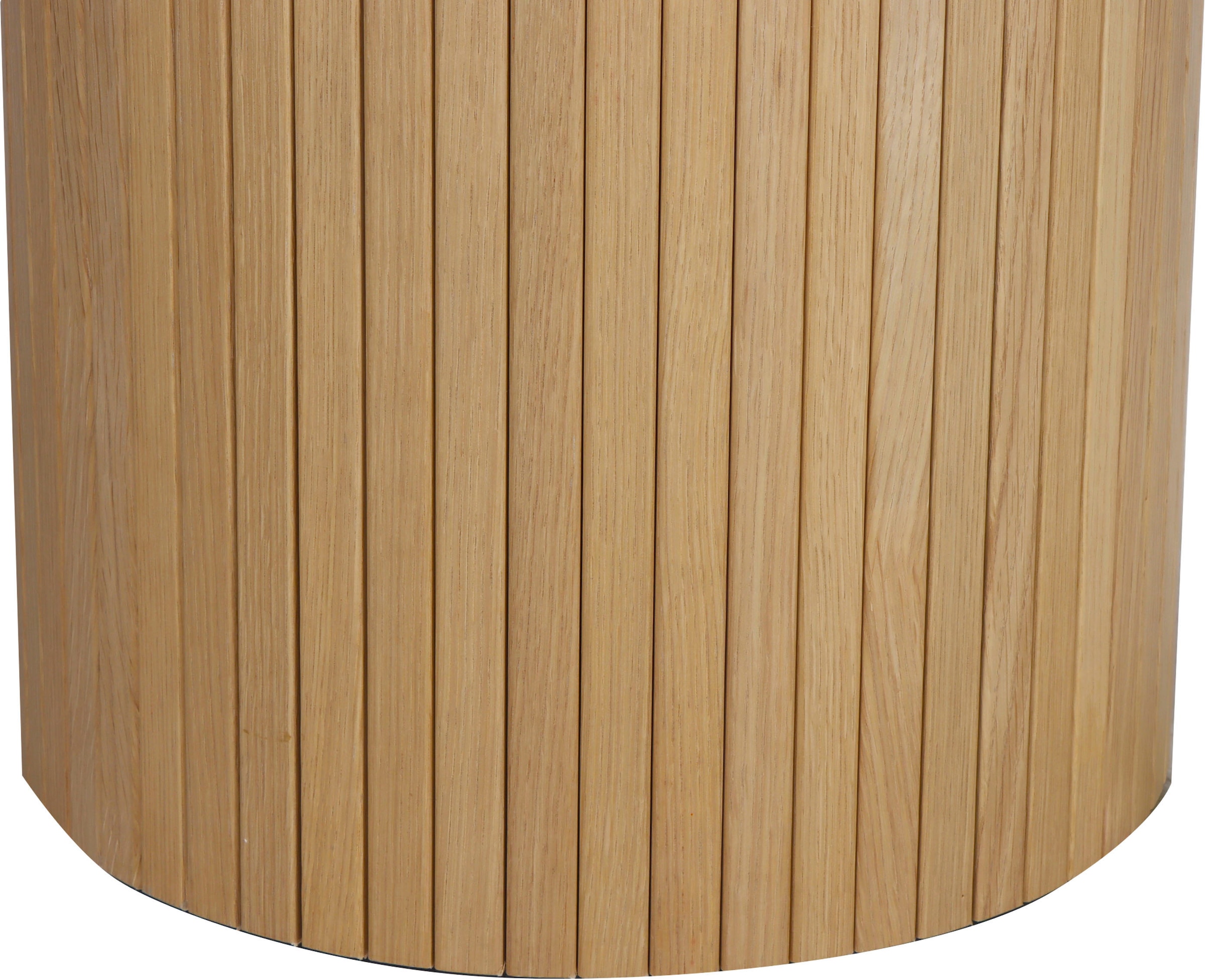 Home affaire Esstisch Sockel mit Lamellendesign