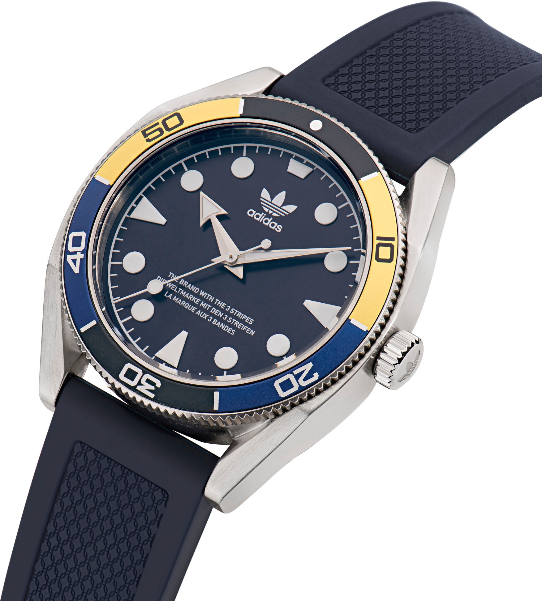 adidas Originals Quarzuhr »EDITION TWO«, Armbanduhr, Herrenuhr, Silikonarmband