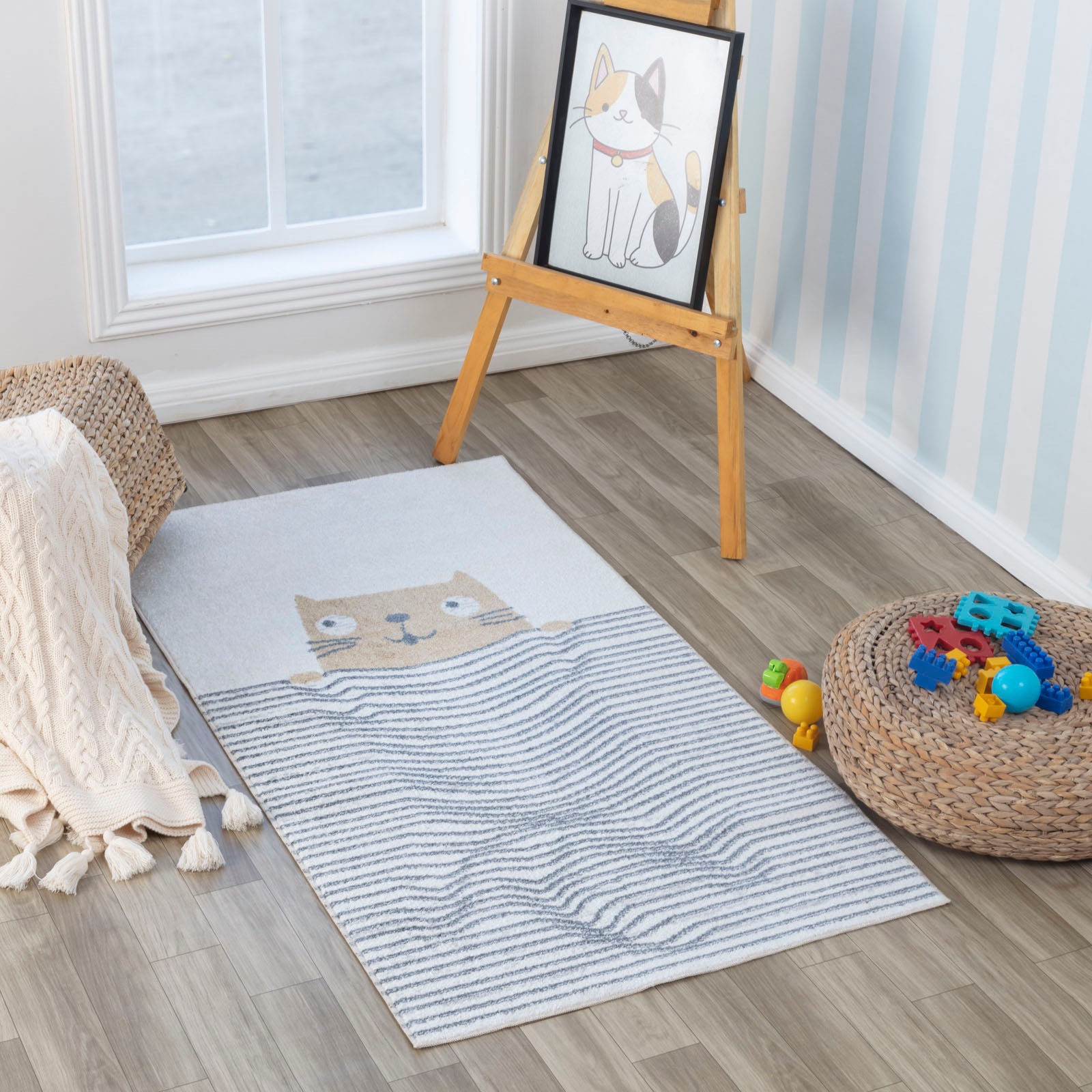 Livabliss Kinderteppich »TORONTO«, rechteckig, 6 mm Höhe, Kids