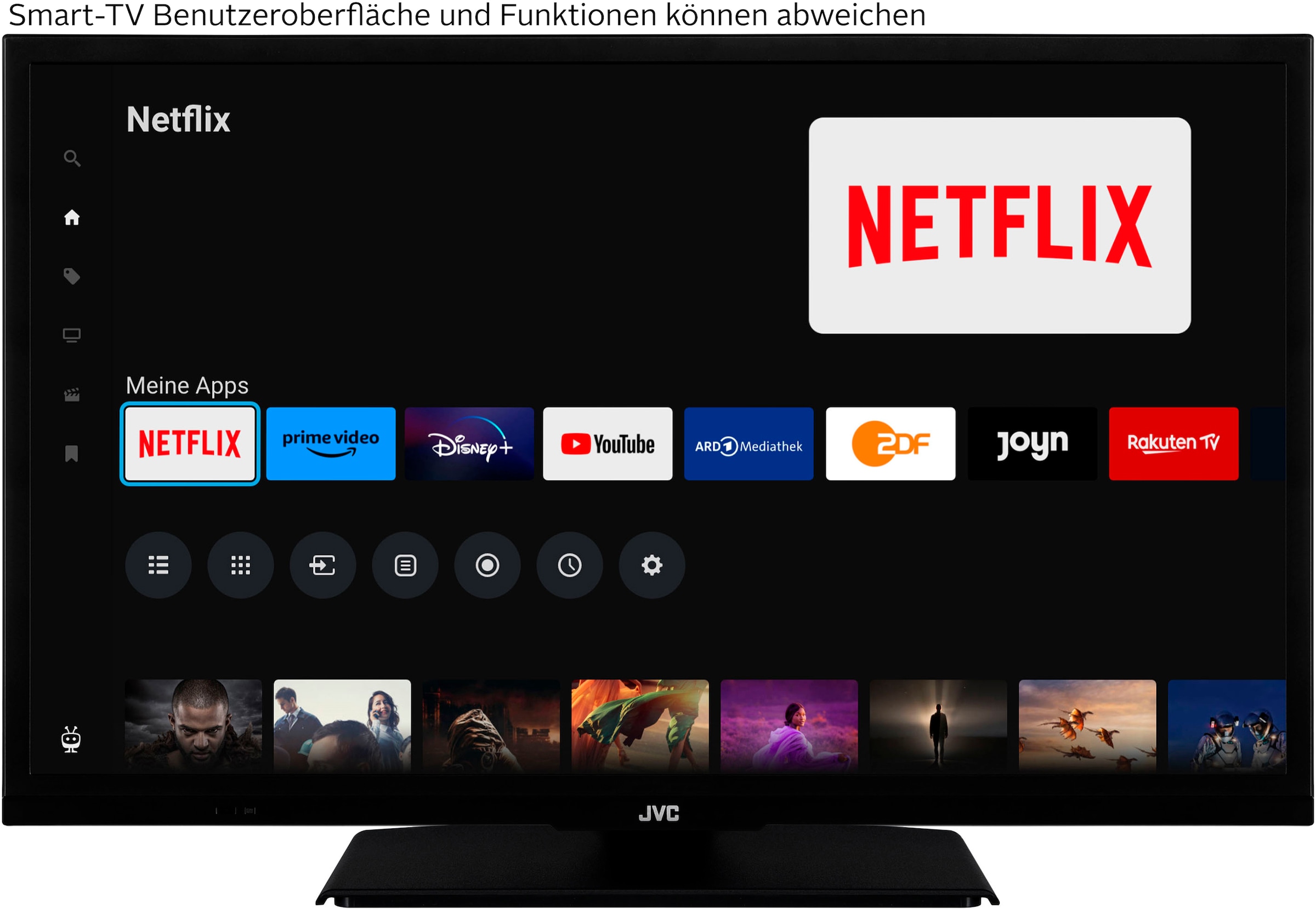 JVC LED-Fernseher »LT-24VH5455«, HD ready, Smart-TV