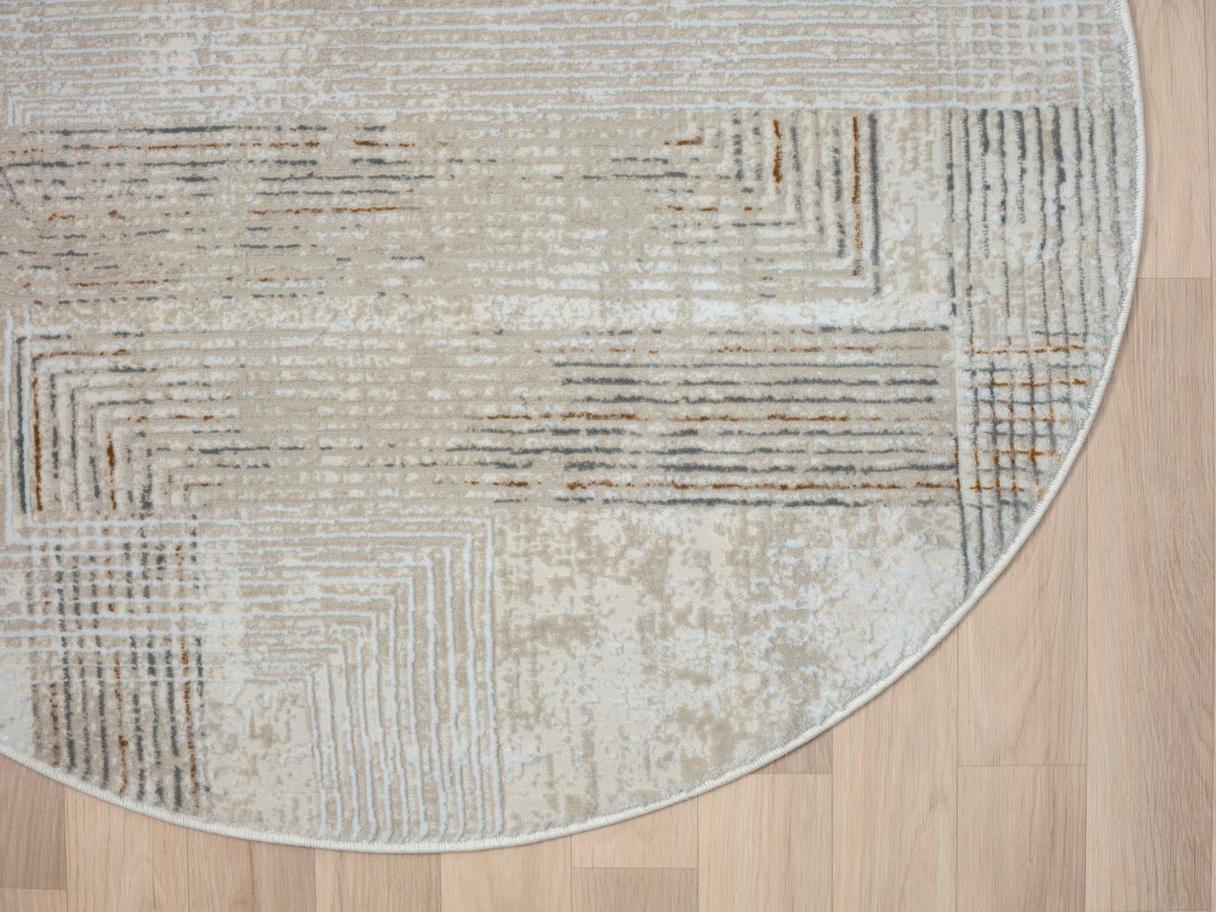 Myflair Möbel & Accessoires Teppich »My Way« rund 10 mm Höhe Kurzflor, Retro-Design, besonders weich durch Microfaser