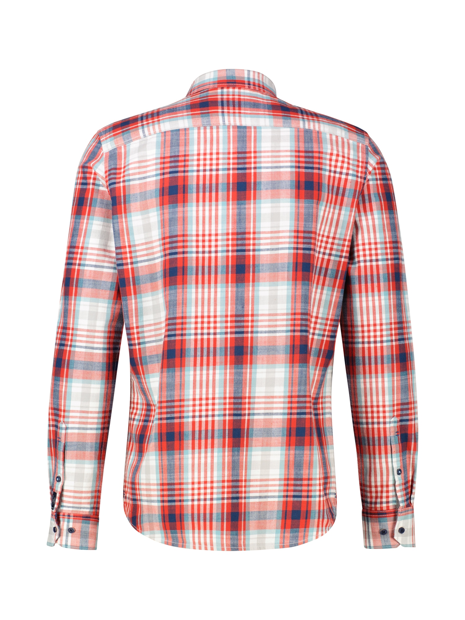 LERROS Langarmhemd »LERROS Karohemd für Herren«