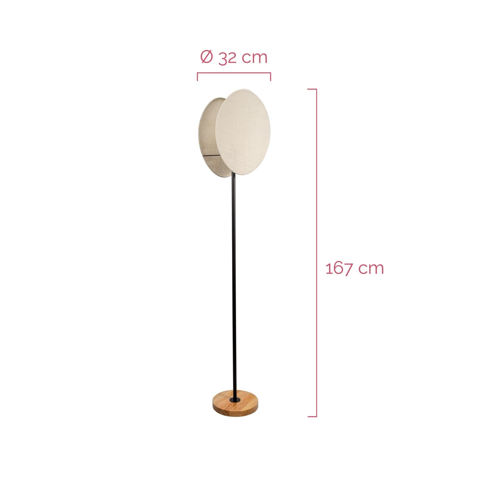 Pauleen Stehlampe »Boho Darling max20W Schwarz/Beige 230V Metall/Holz/Stoff«, 1 flammig, Leuchtmittel E27 | ohne Leuchtmittel, E27
