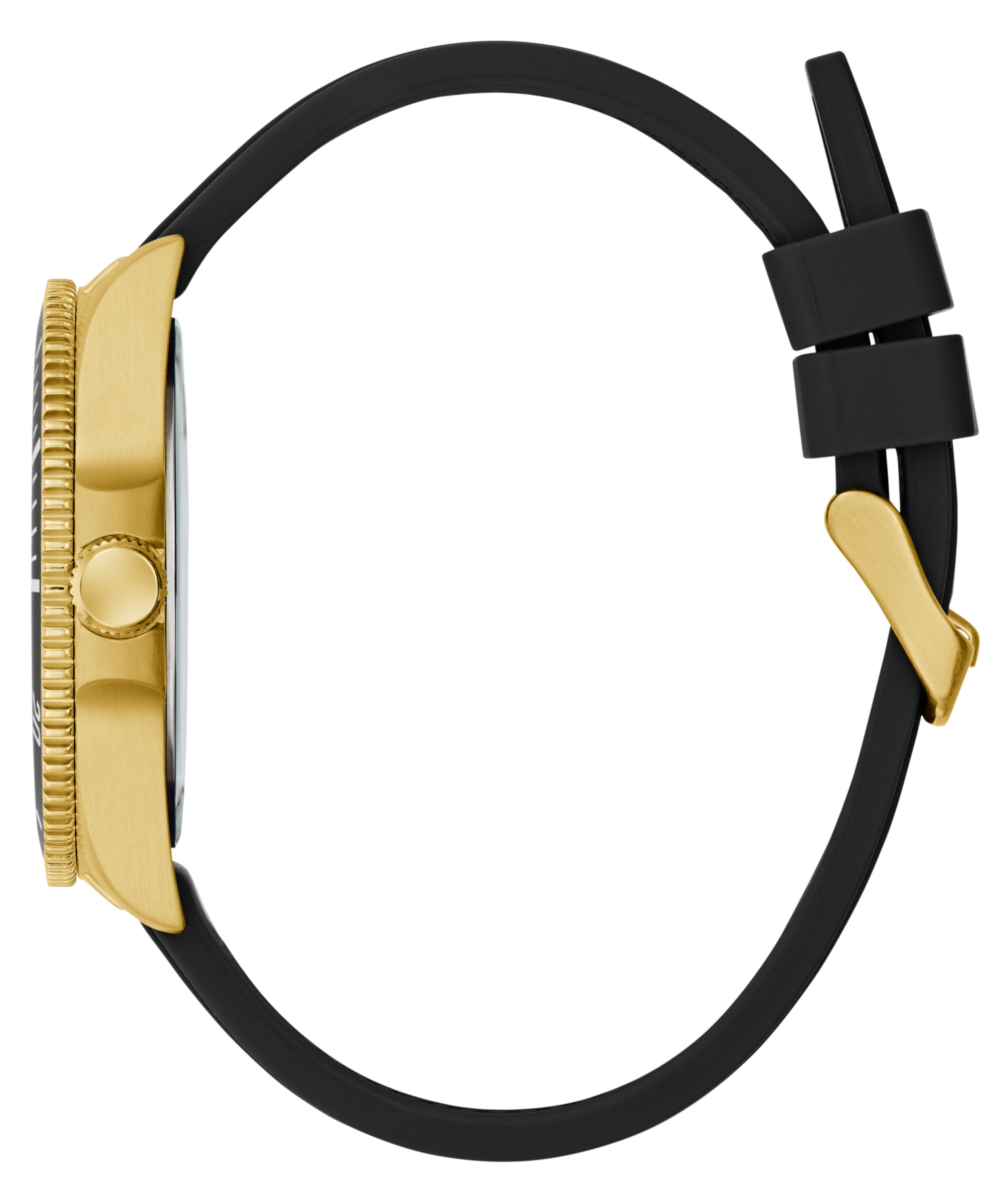 Guess »CLIFF« Armbanduhr, Herrenuhr, Silikonarmband