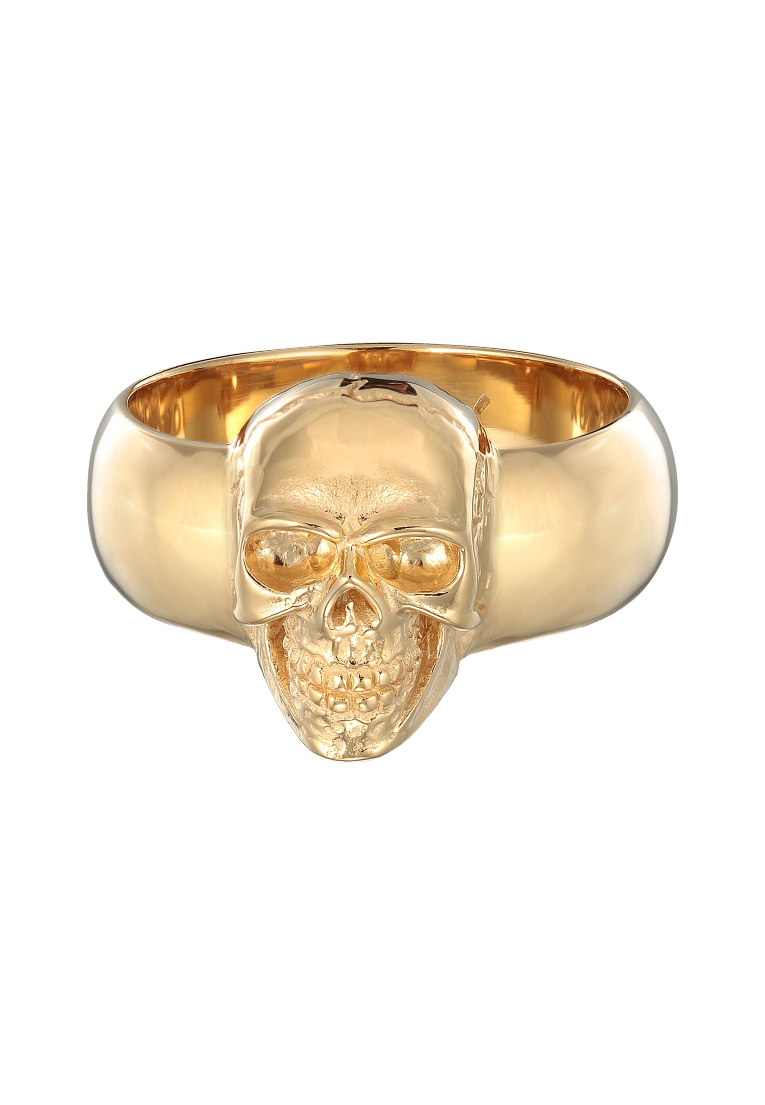 Kuzzoi Siegelring »Ring Herren Siegelring Totenkopf 925er Silber«