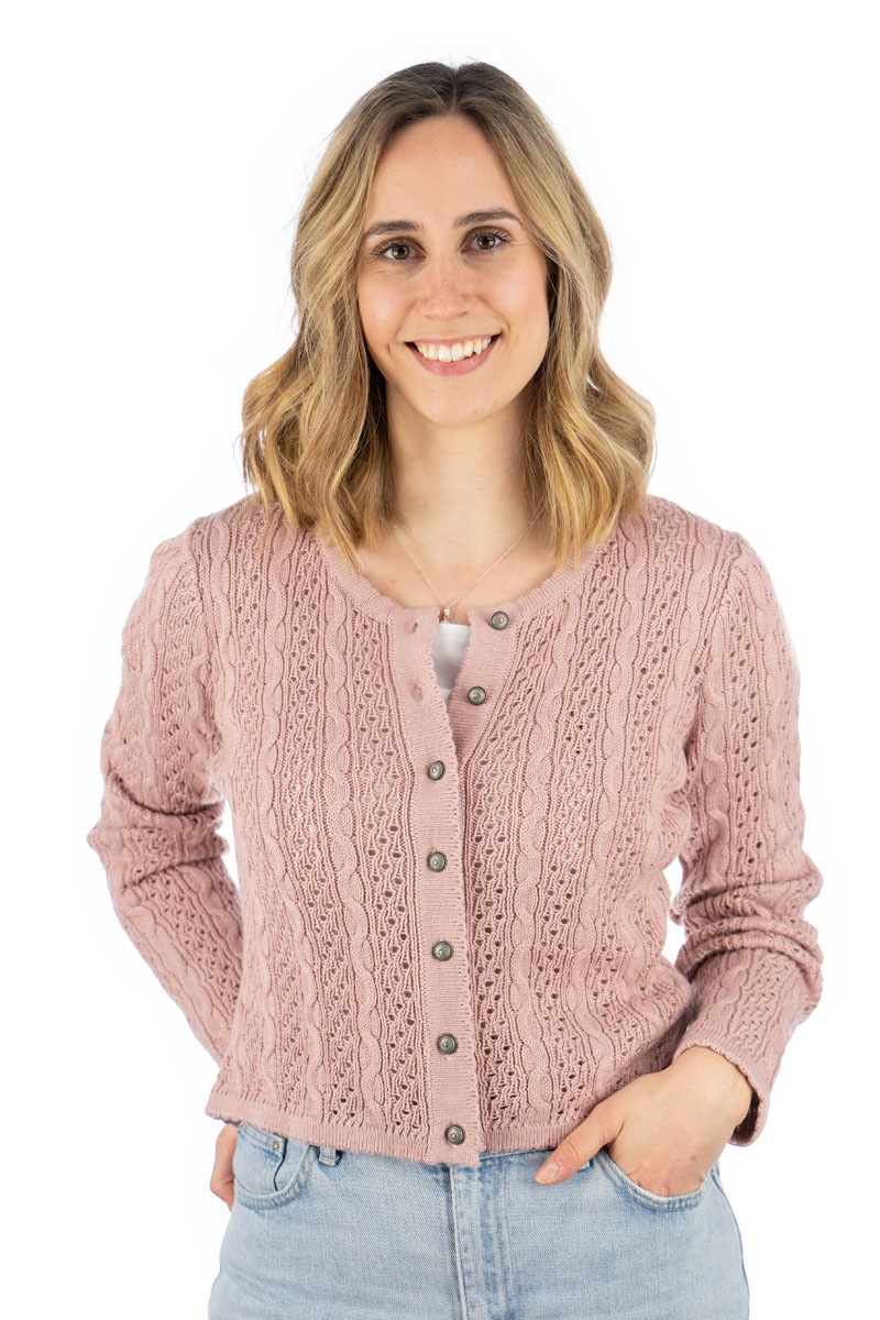 OS-Trachten Trachtenstrickjacke, (1 tlg.), Damen, mit modischem Zopfmuster kaufen