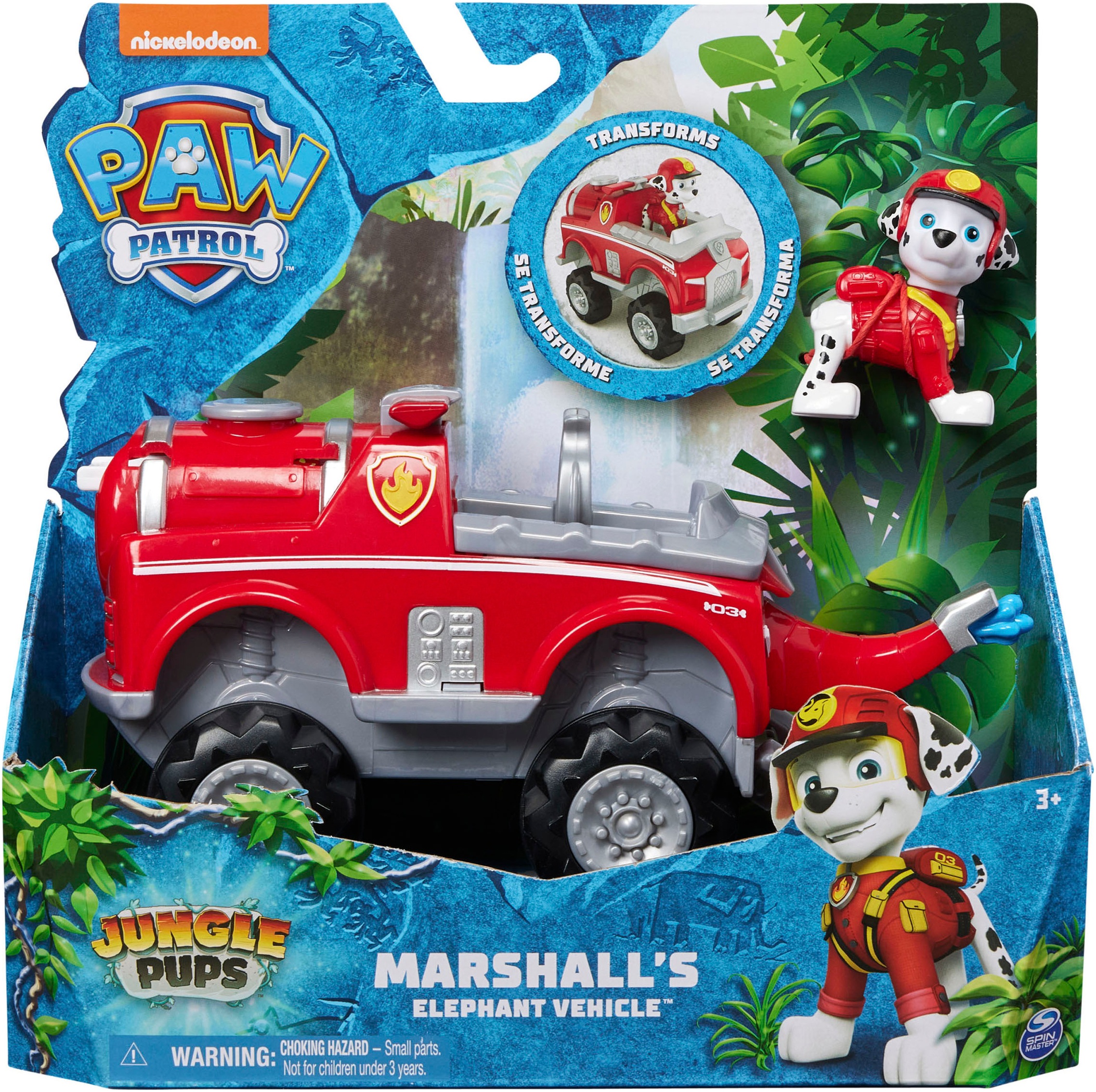 Spin Master Spielzeug-Auto »Paw Patrol - Jungle Pups - Themed Vehicles Solid Marshall«