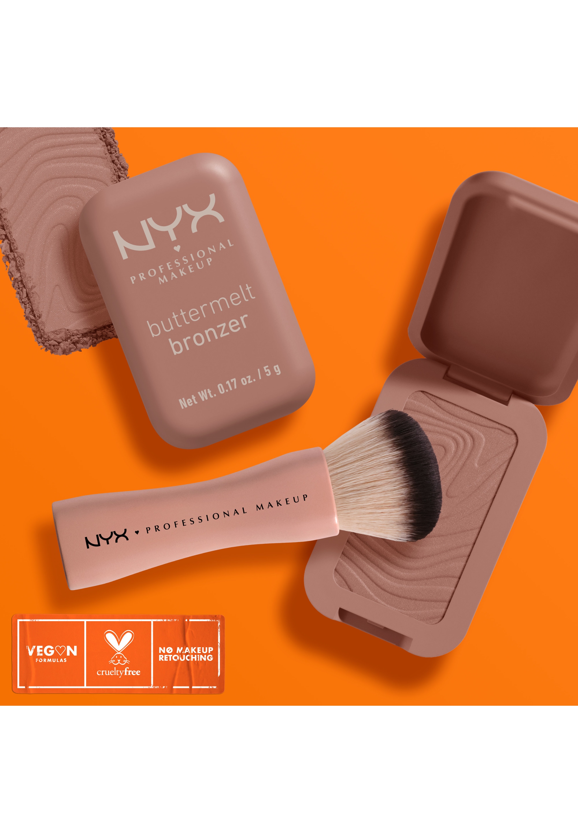 NYX Bronzer »Buttermelt Bronze Bronzer« für einen natürlichen Glow, der den ganzen Tag lang hält