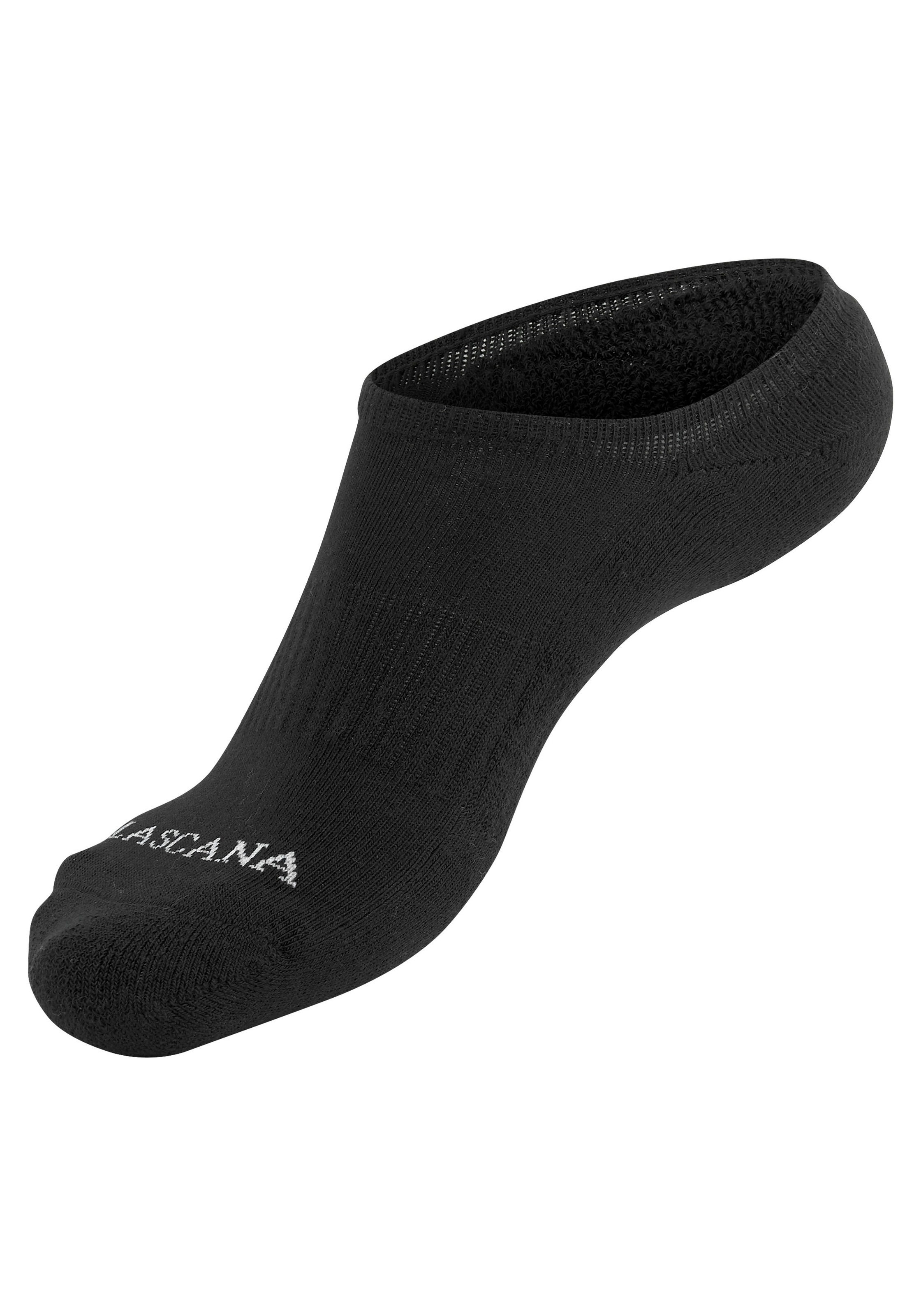 LASCANA ACTIVE Sneakersocken, (Packung, 7 Paar), mit Fußfrottee