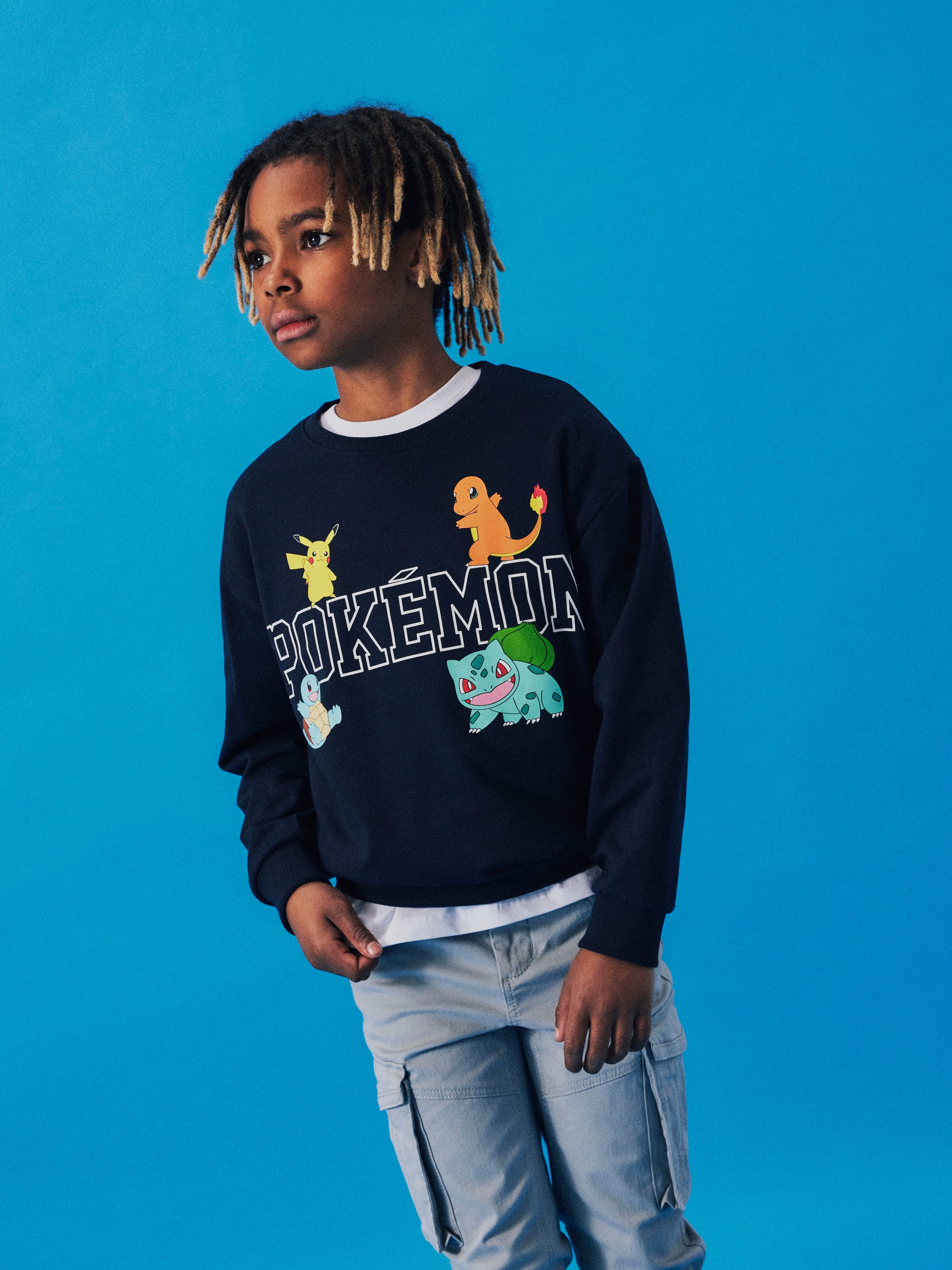 Name It Sweatshirt »NKMDAY – Sweater mit coolem Print und Rippbündchen«, bedruckt, casual, regular fit, Sweatware, Rundhals
