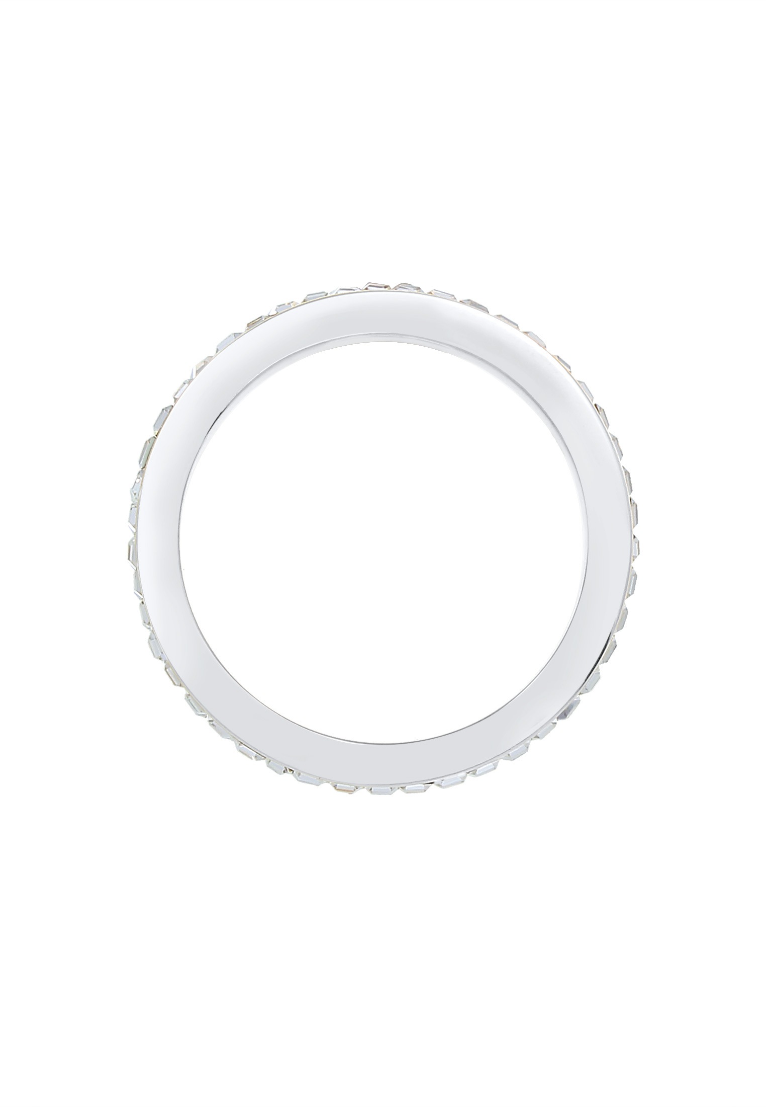 Elli Premium Silberring »Ring Bandring Geo Shape Kristalle 925 Silber«