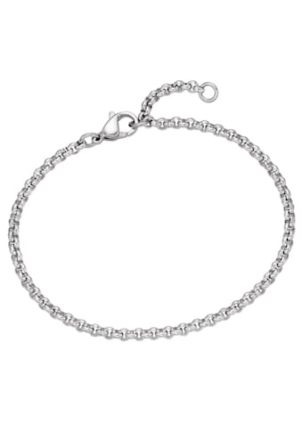 Edelstahlarmband »Schmuck Geschenk, Erbskettengliederung, 2,4 mm breit«