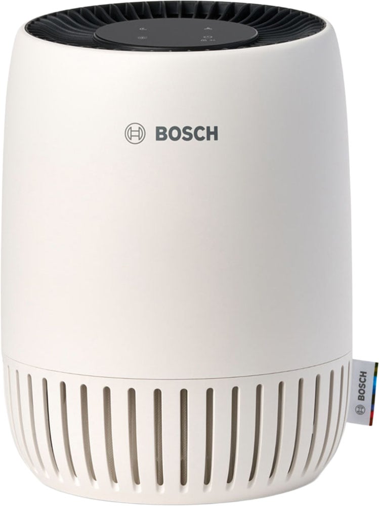 BOSCH Luftreiniger "Air 1000, filtert über 99% der Schadstoffe" für 23 qm Räume mit 3-in-1 Luftfilter, USB-C Anschluss, Automatik- und Ruhemodus
