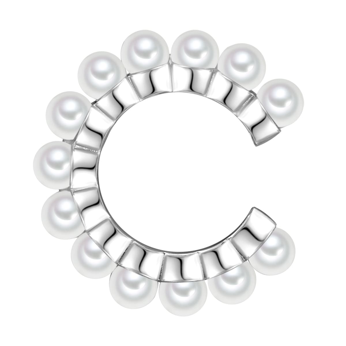 Glanzstücke München Ohrklemme »GSM185«, (1 tlg.), aus Sterling Silber