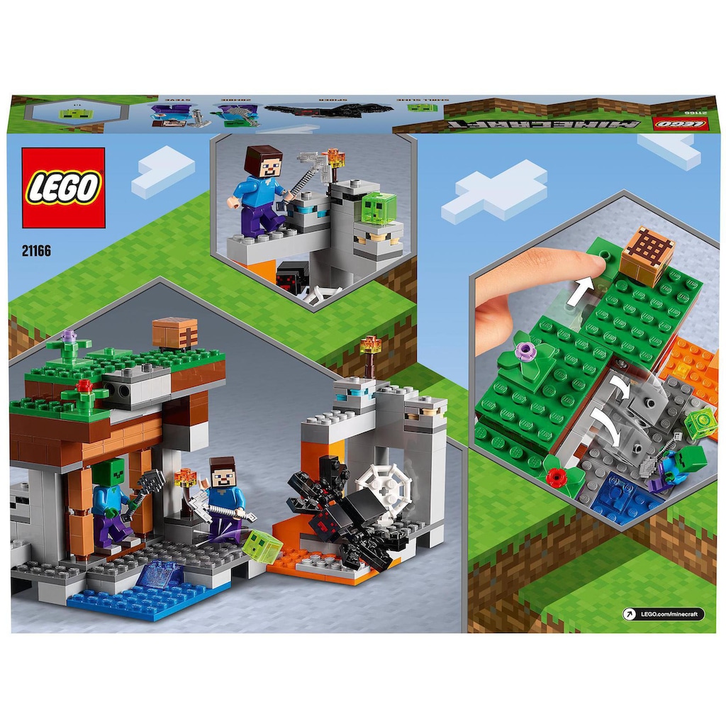 LEGO® Konstruktionsspielsteine »Die verlassene Mine (21166), LEGO® Minecraft™«, (248 St.)