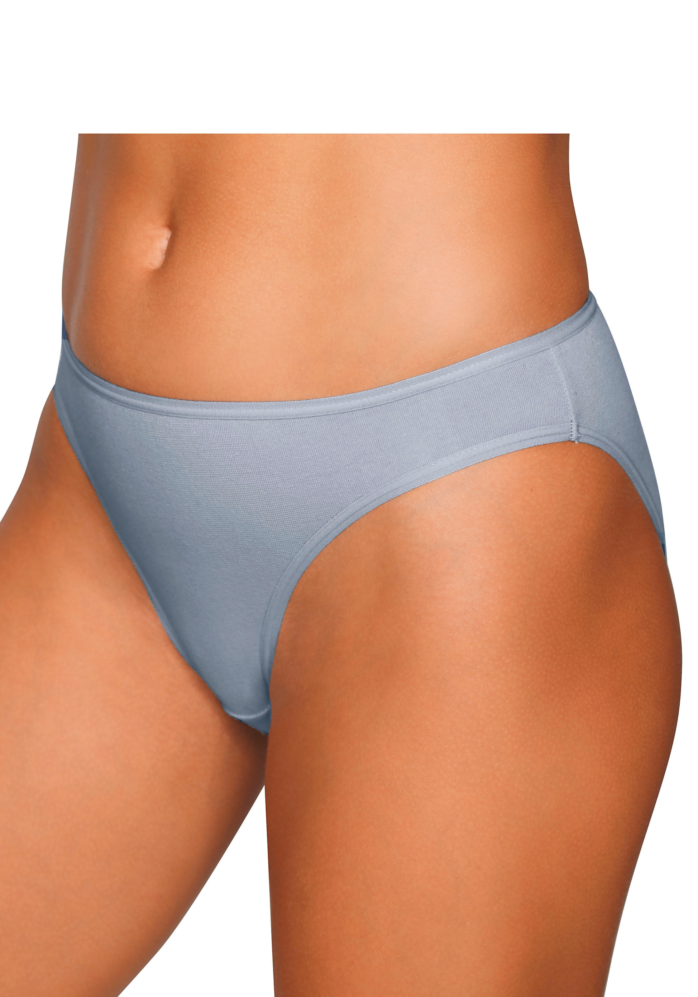 petite fleur Bikinislip, (Packung, 10 St.), aus elastischer Baumwolle