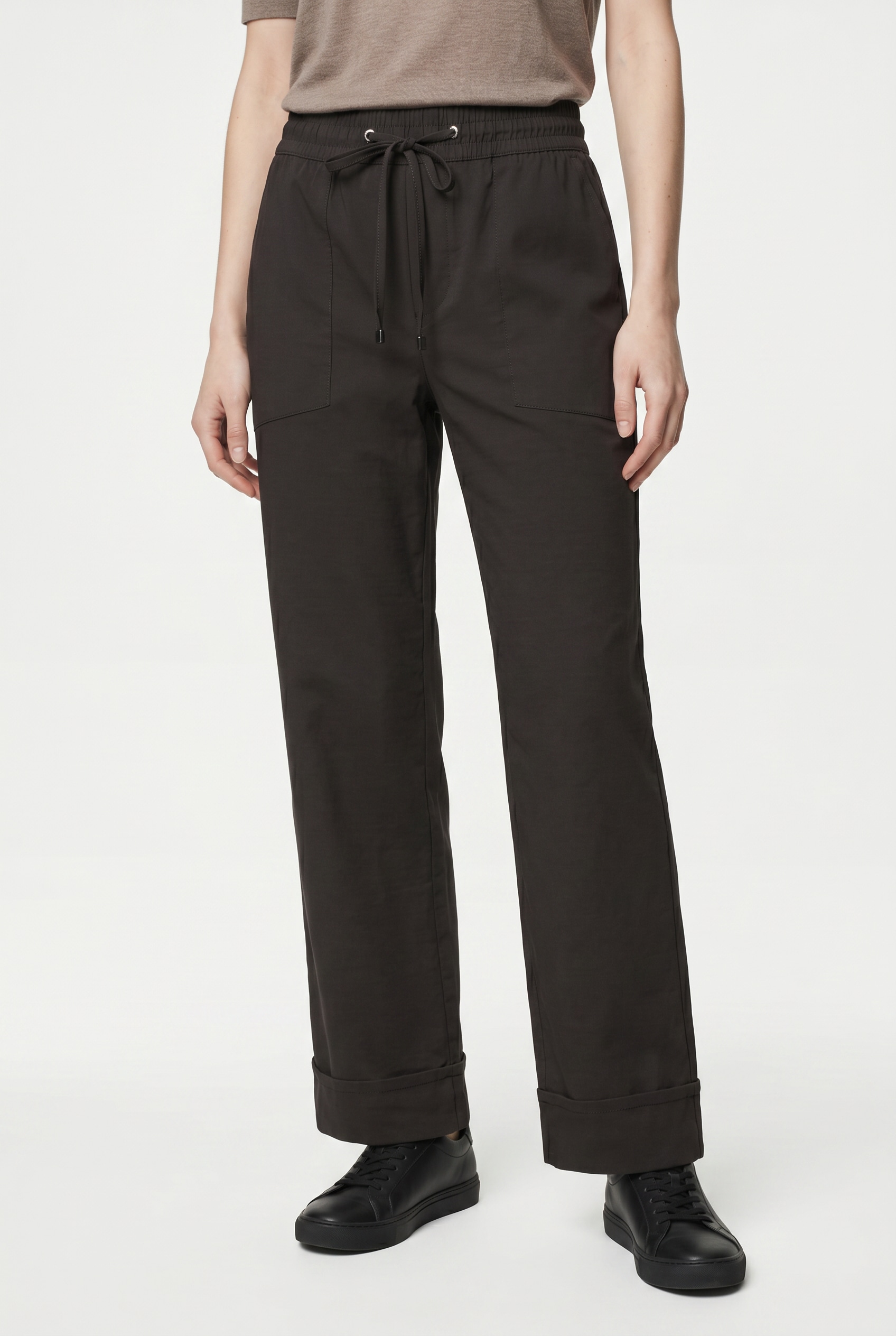 STREET ONE Stoffhose »Style Amalia«  Sommerhose mit elastischem Bund und Tunnelzug