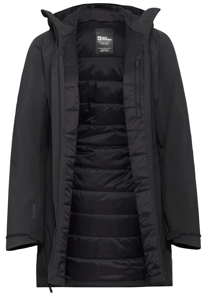 Jack Wolfskin Daunenmantel »FROZEN PALACE COAT W«, Wärmend, winddicht, Daunenjacke