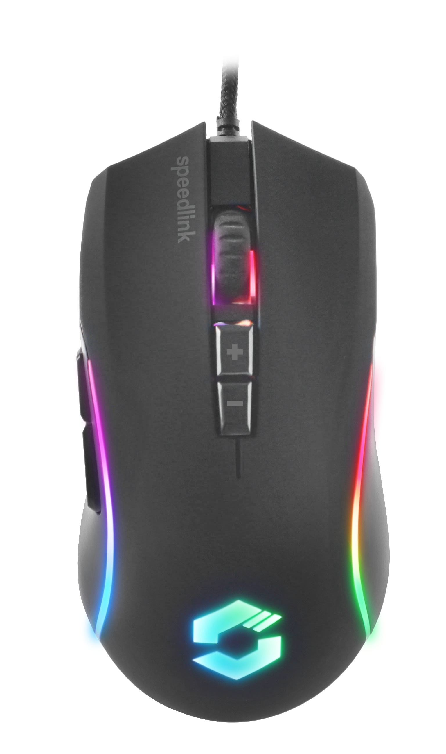 Speedlink Gaming-Maus »Gaming Maus Set, ZAVOS RGB Mouse, ATECS Soft Mousepad - Size M«, 8.000 dpi interpoliert, RGB-Beleuchtung, 38 x 30 cm