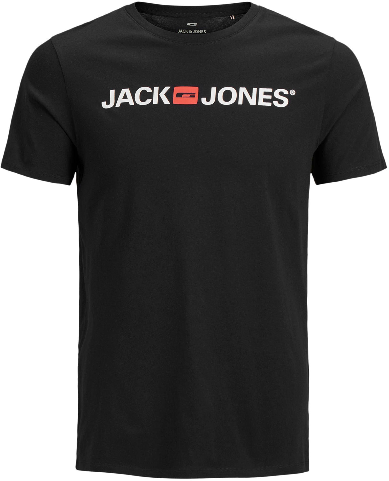 Jack & Jones Rundhalsshirt »JJECORP LOGO TEE SS CREW NECK 3PKMP NOOS«, 3er Packung