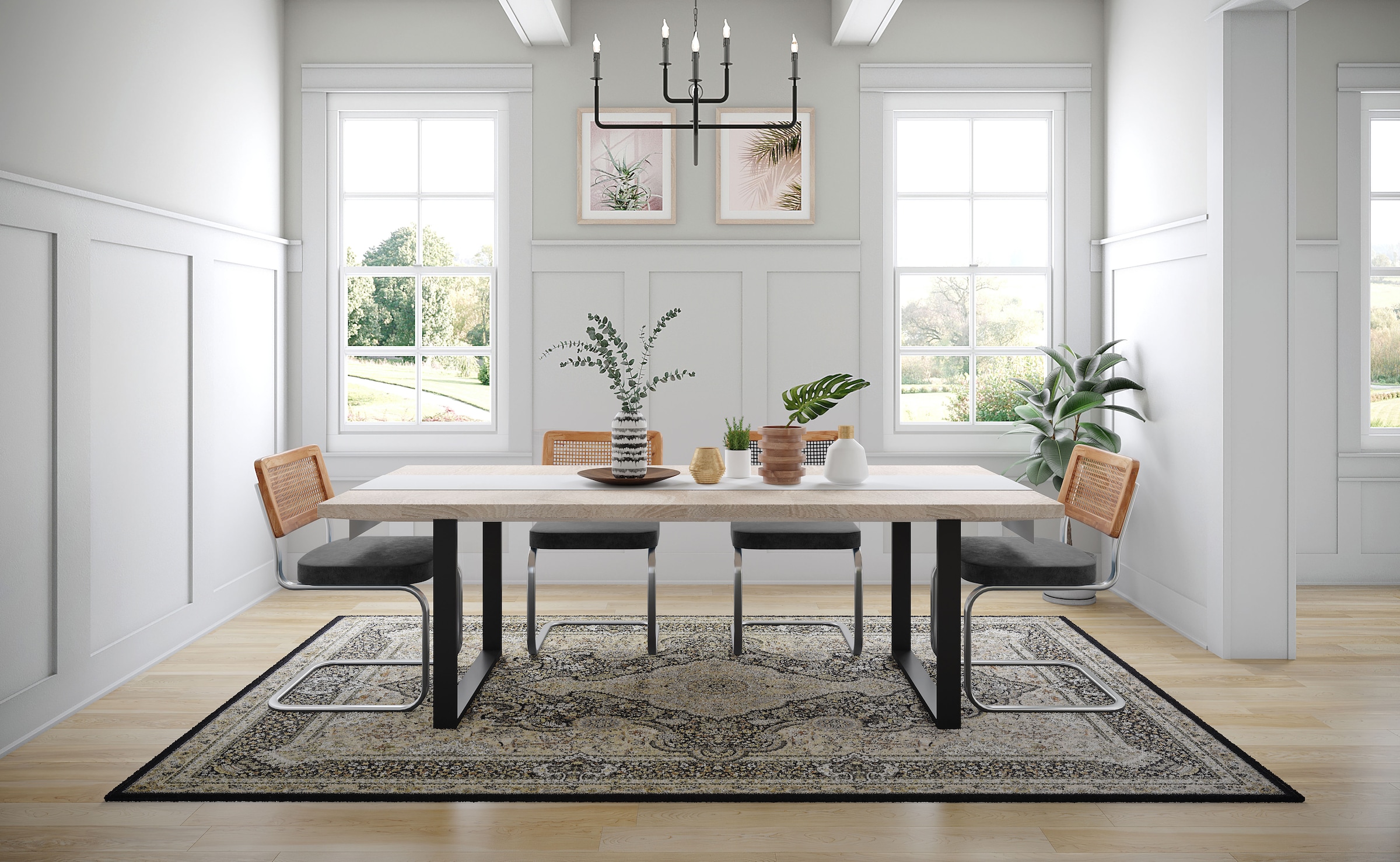 Gino Falcone Teppich »Gaia« rechteckig 3 mm Höhe Orient-Optik, ideal im Wohnzimmer & Schlafzimmer