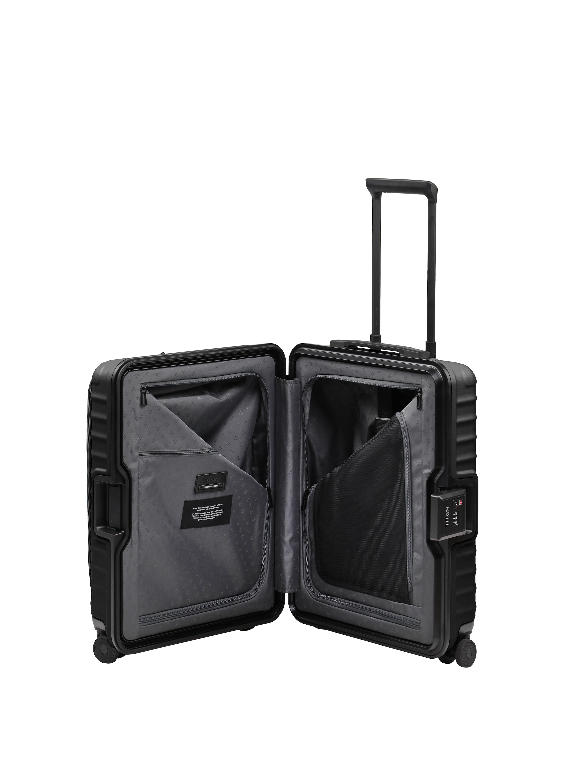 TITAN - Made in Germany Trolley »OVERSEAS Koffer Hartschale« 42 l 4 Rollen