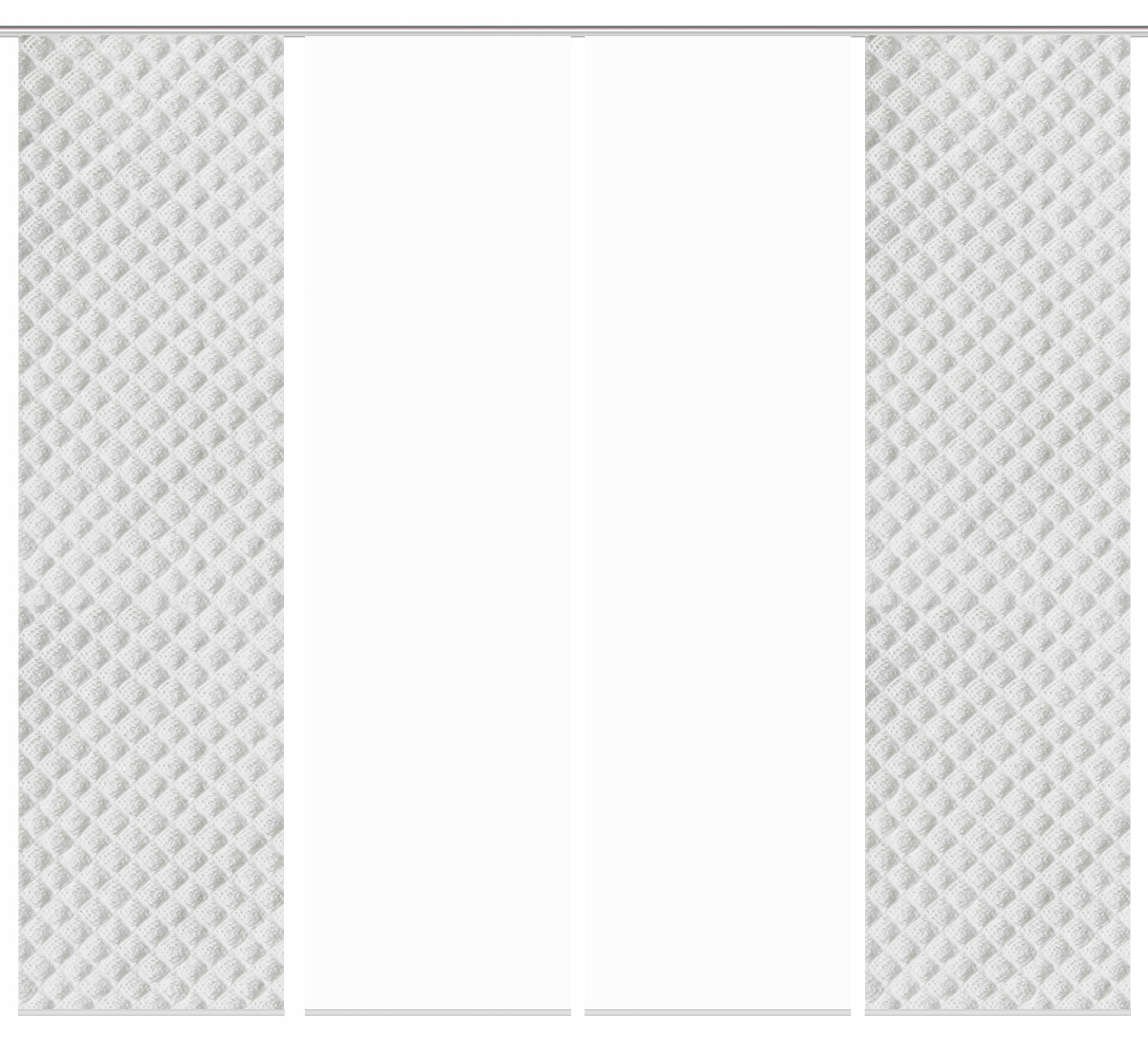 HOME WOHNIDEEN Schiebegardine »MARPENT 4er SET«, (4 St.), Schiebevorhang Digidruck 4er Set MARPENT