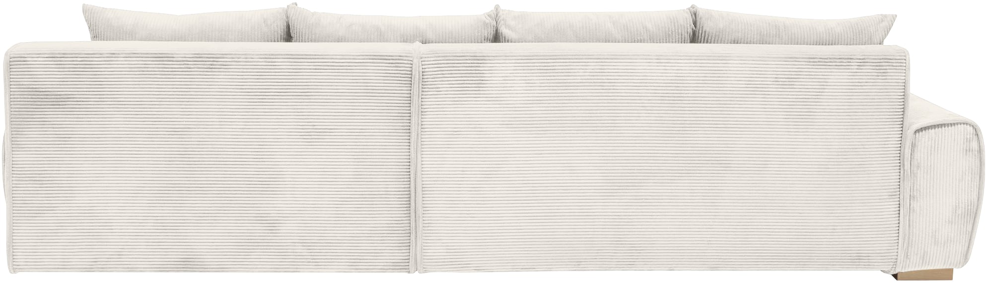 Home affaire Ecksofa »Katja L-Form«, Cord Bezug, inkl. Schlaffunktion und Stauraum