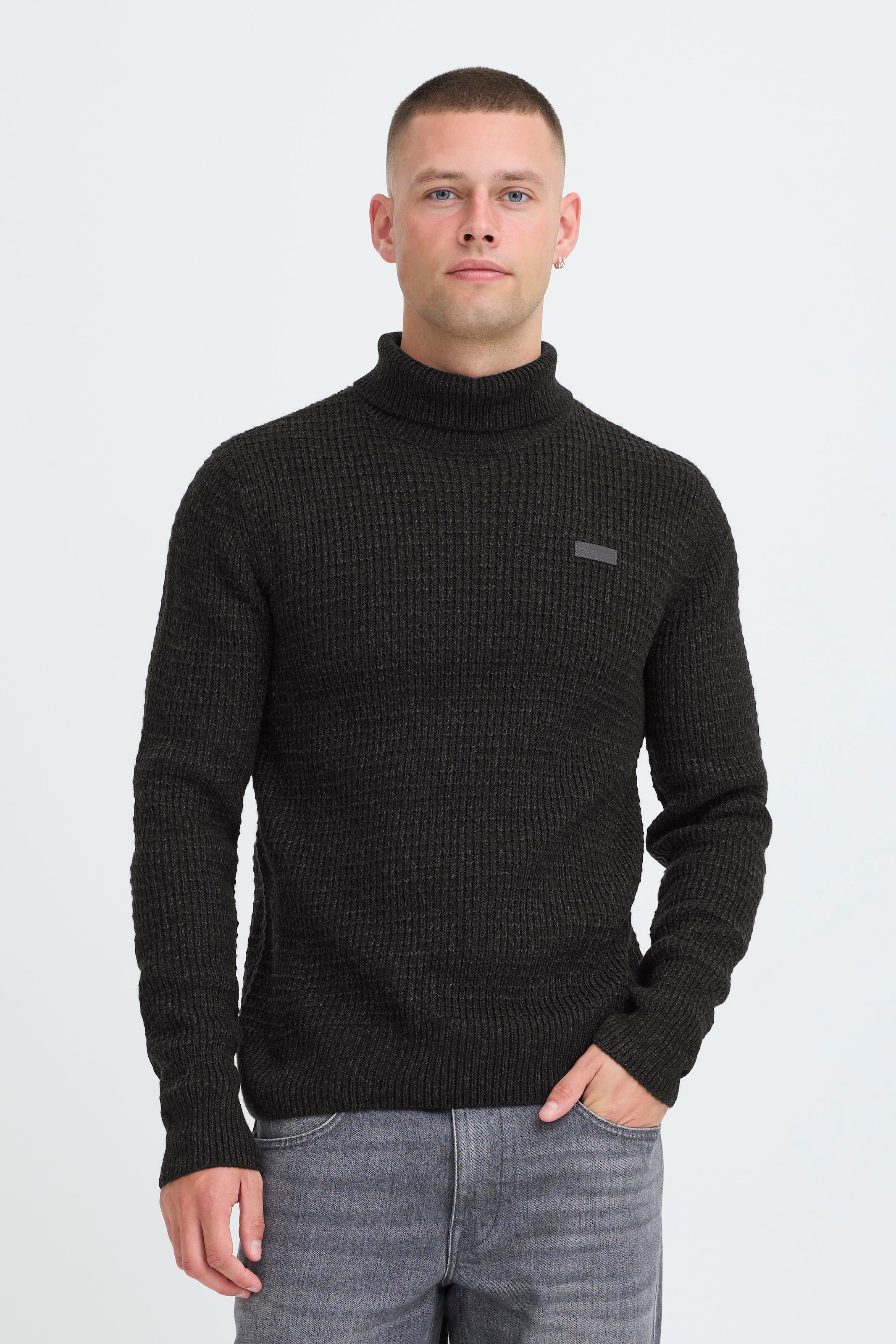 Blend Rollkragenpullover »BHPATTA« Baumwolle, regular fit
