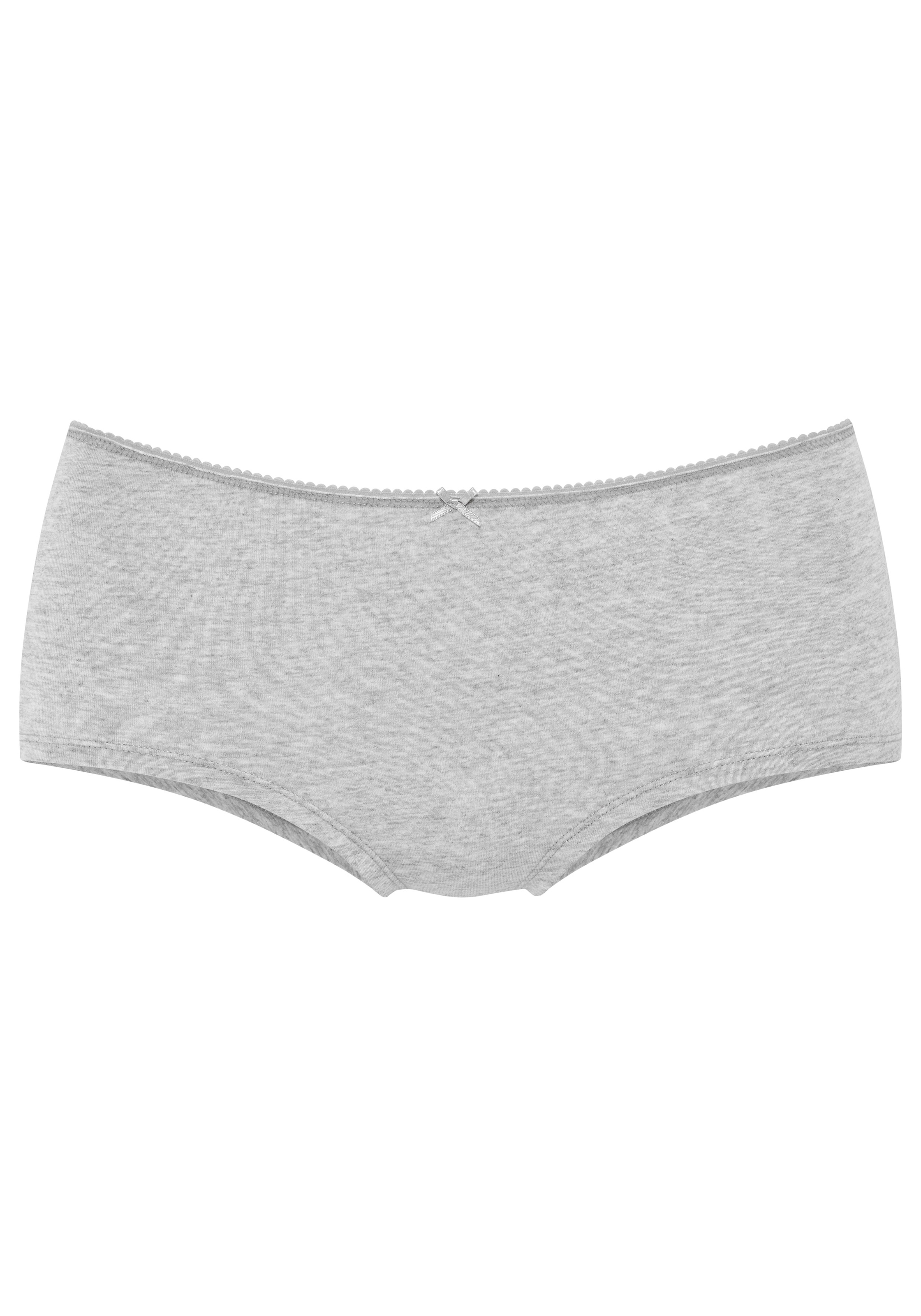 Vivance Panty 5er  Pack,  mit kleiner Häkelkante, angenehme Baumwollqualität