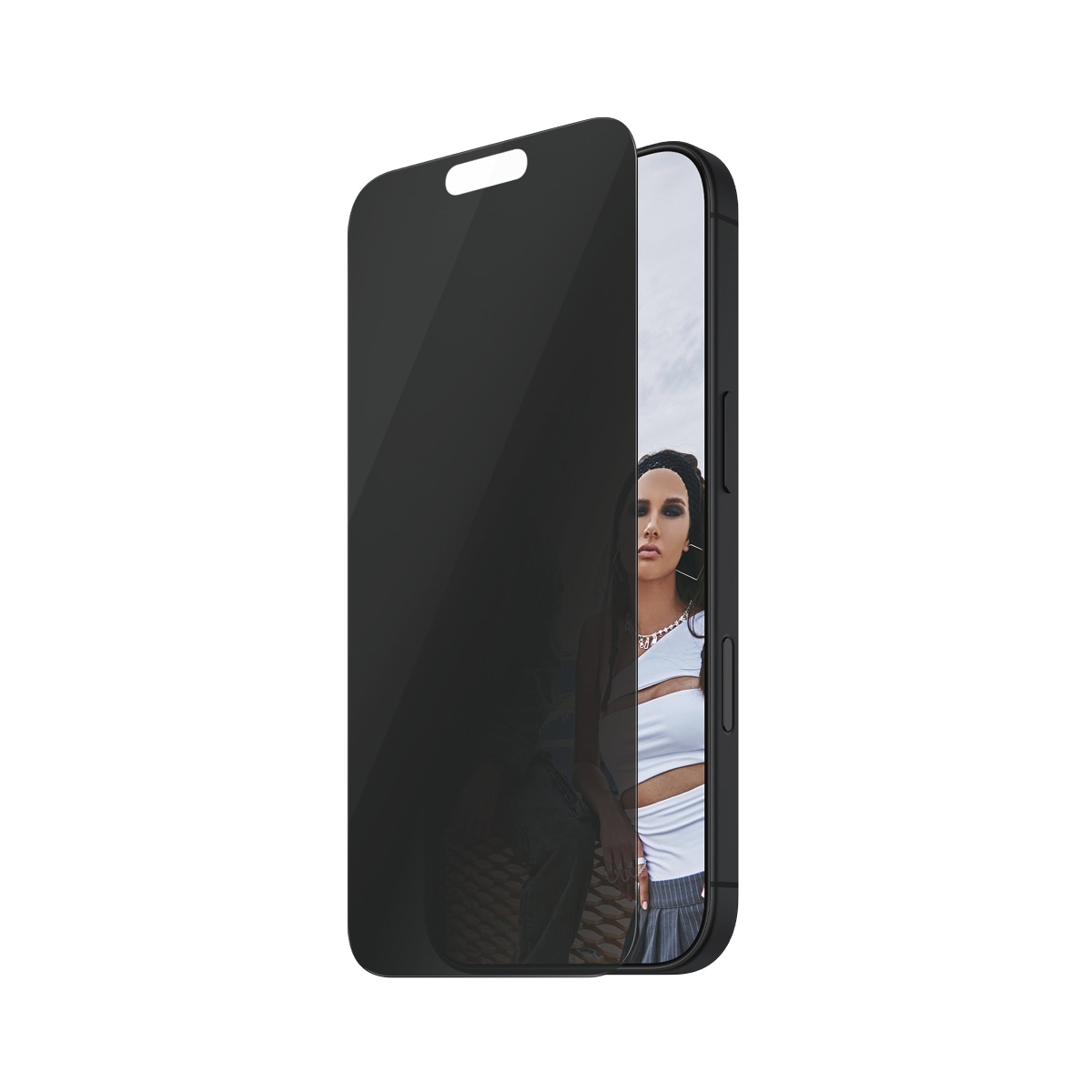 SAFE by PanzerGlass Displayschutzglas »Side-View Privacy Screen Protection«, für Apple iPhone 16 Plus, (1 St.), Displayschutzfolie, Schutzfolie, Bildschirmschutz, kratz- & stoßfest