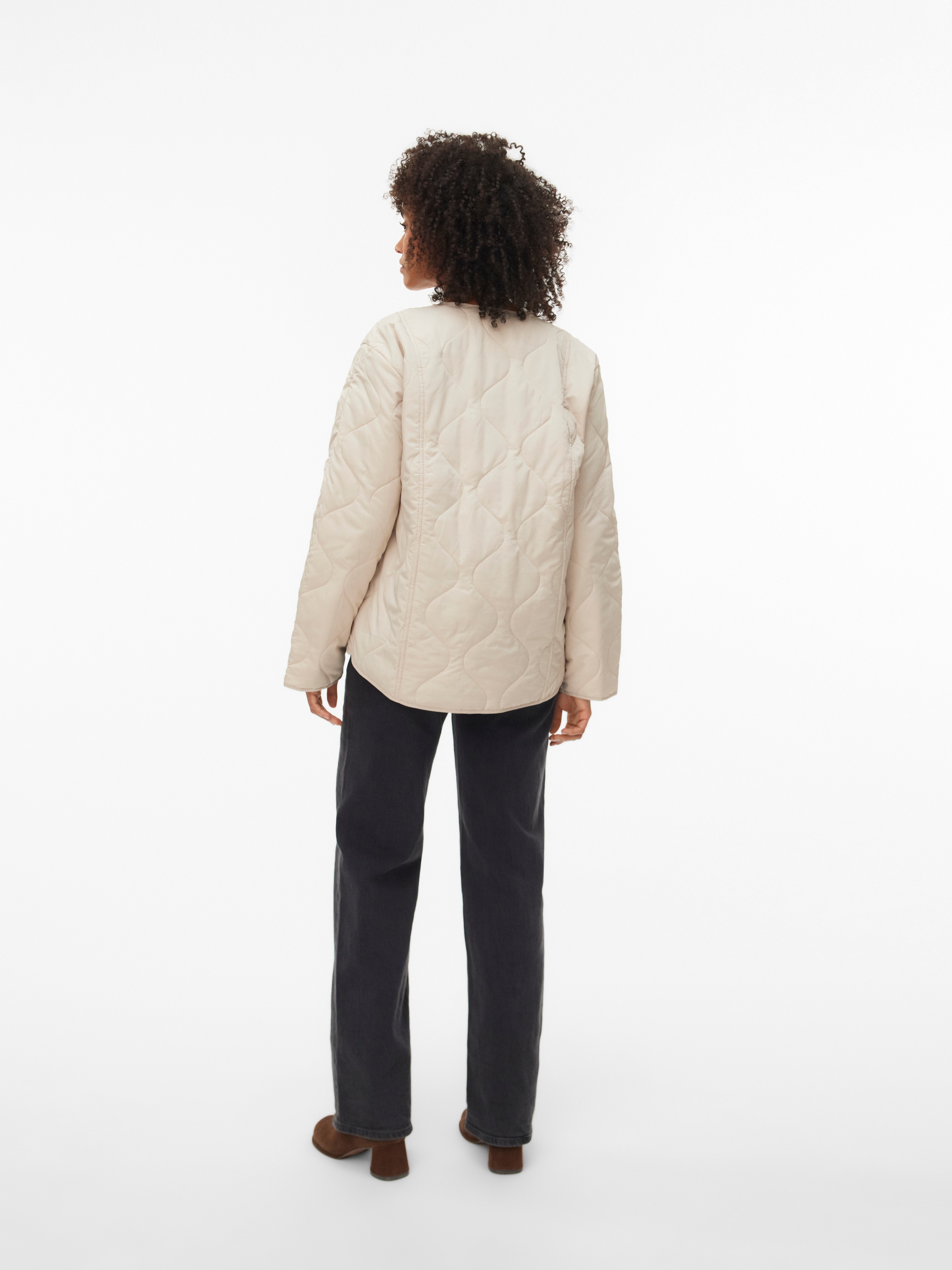 Vero Moda Steppjacke »VMMILLIE JACKET NOOS« mit durchgehender Knopfleiste