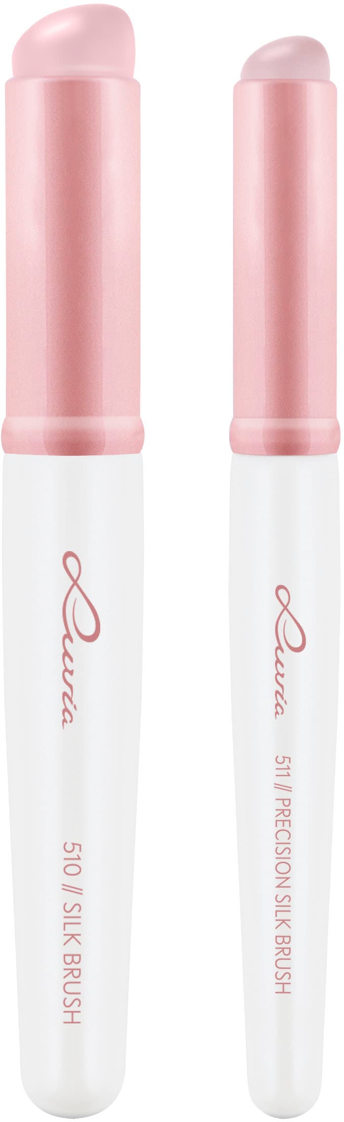 Luvia Cosmetics Kosmetikpinsel-Set »Silk Brush Duo Candy«, (Set, 2 tlg.)