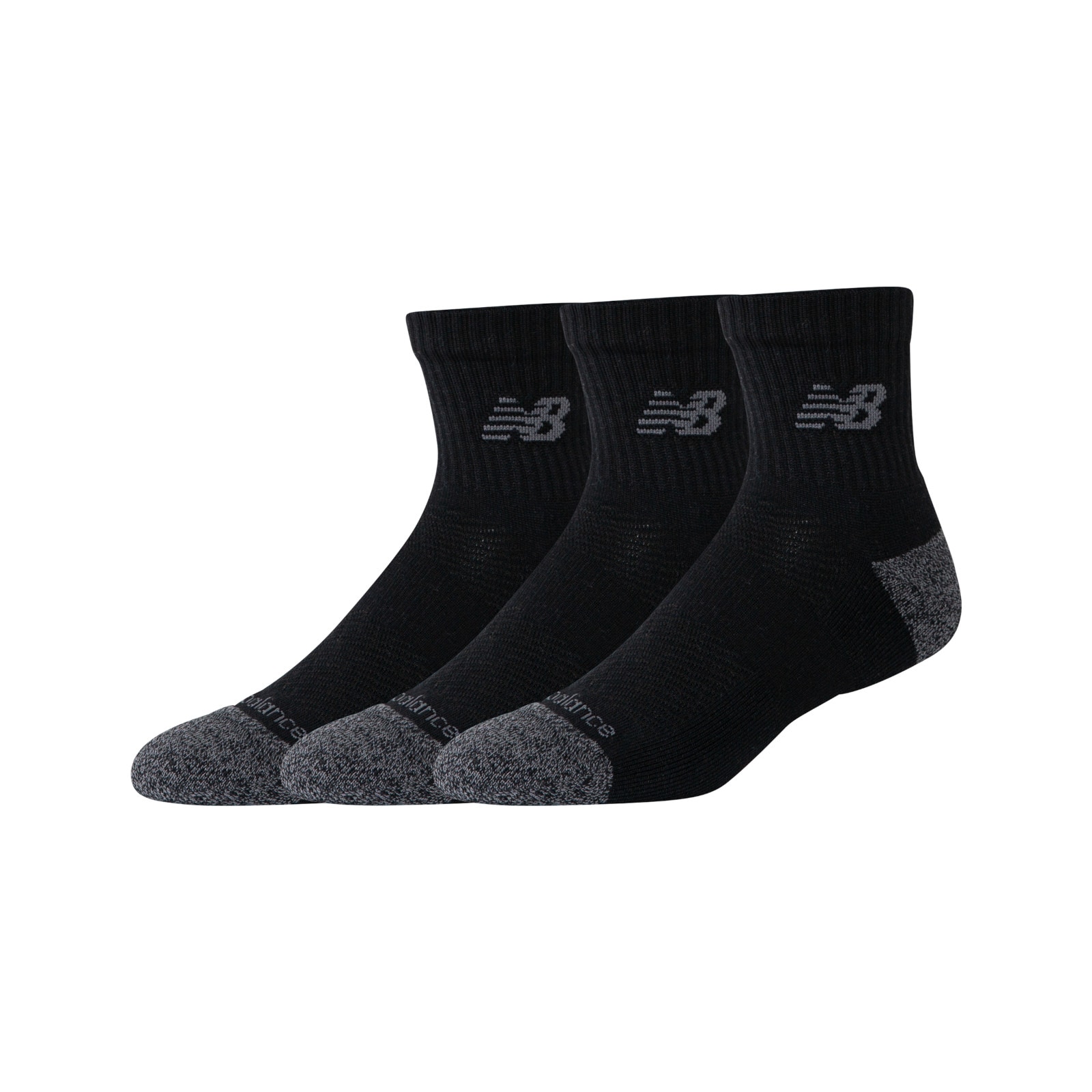 New Balance Sportsocken »ACTIVE QTR SOCKS 3 PACK« 3 Paar tlg. strapazierfähige Quarter-Socken, 3er-Pack, mit trockenem Tragegefühl