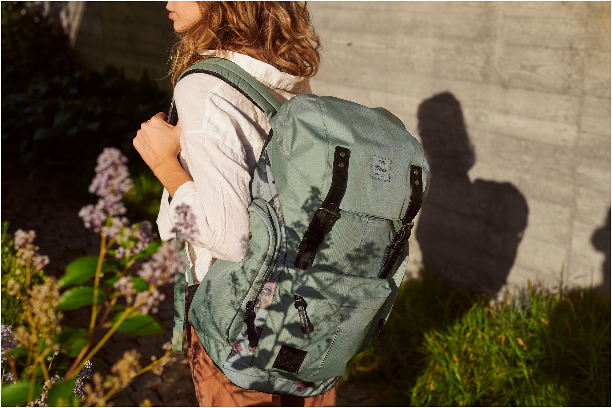 NITRO Freizeitrucksack »Daypacker, Dead mit Flower«, bei Laptopfach