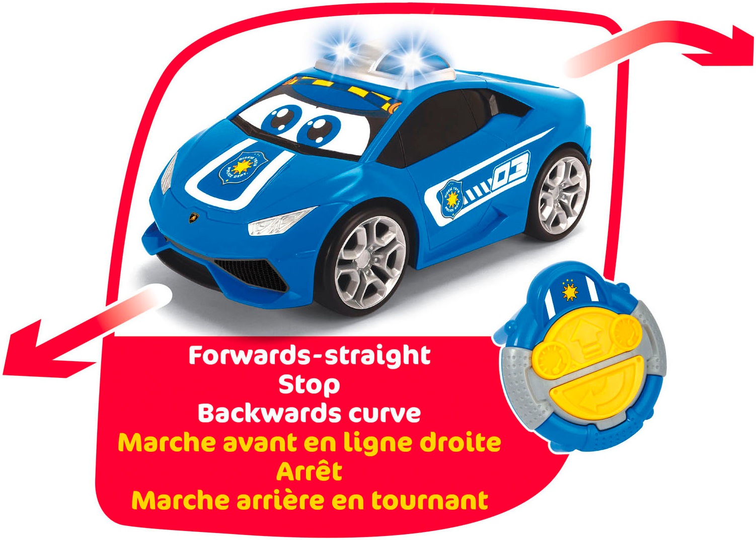ABC RC-Auto »IRC Pauly Police«, mit Licht
