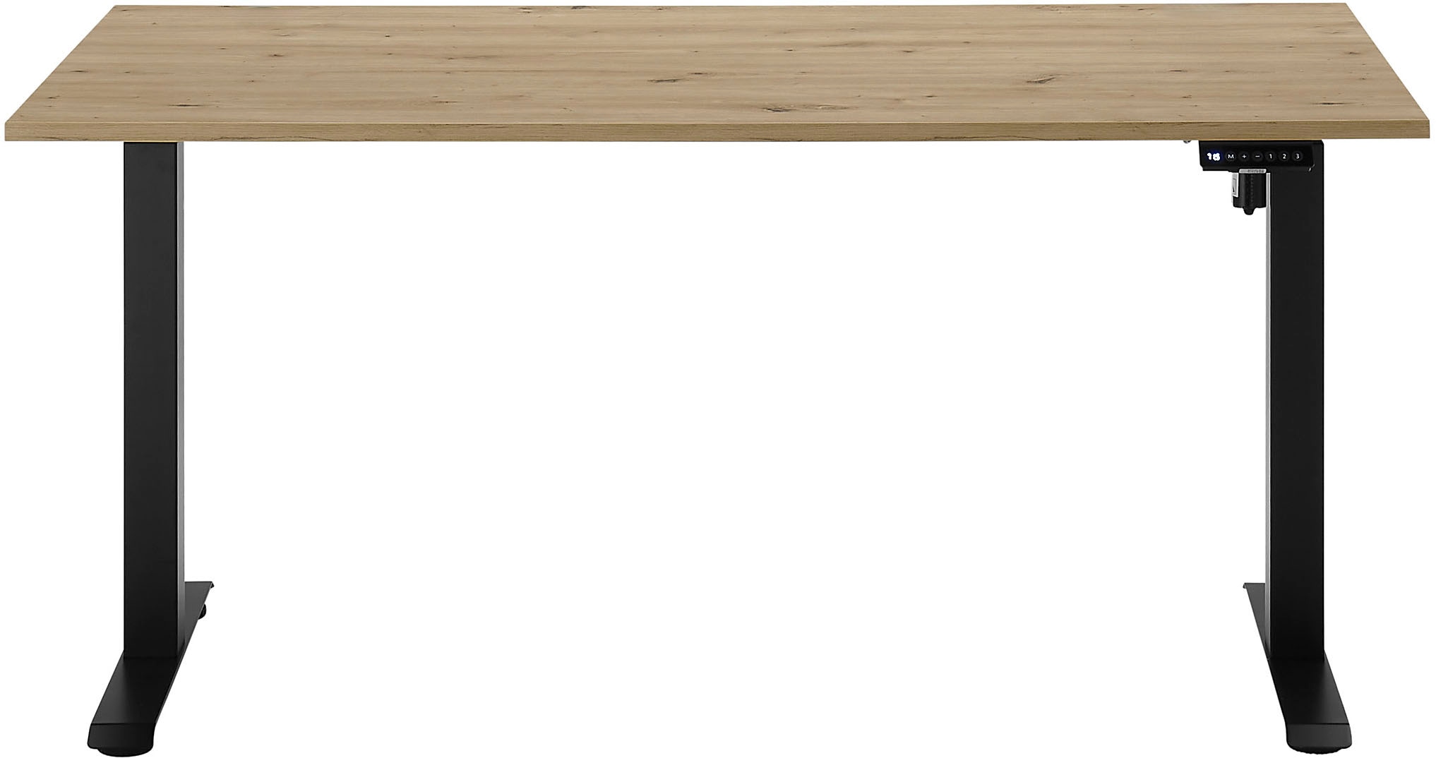 BEGA OFFICE Schreibtisch 2 Stk. tlg. Breite 137 cm, stufenlos höhenverstellbar 74-117 cm