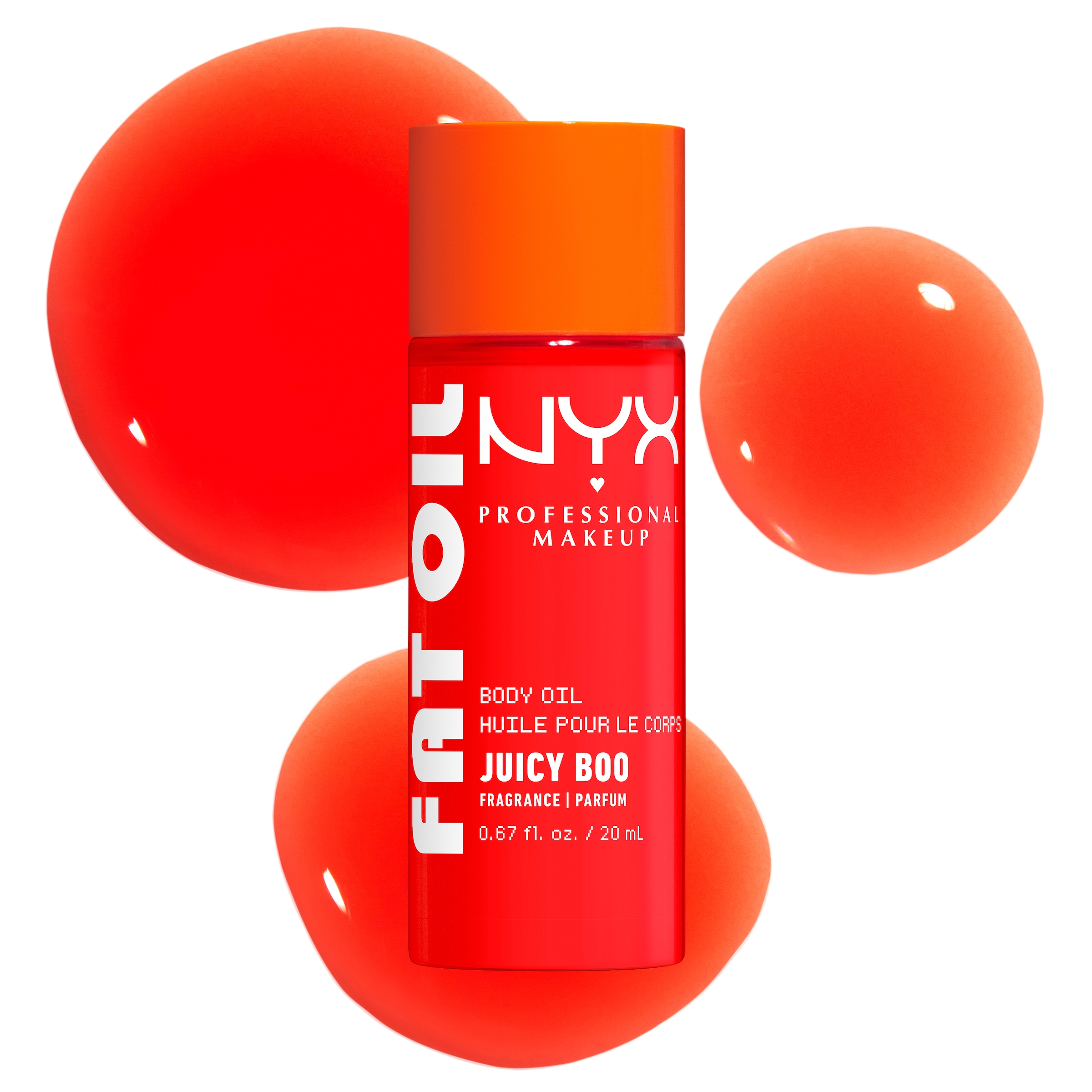 NYX PROFESSIONAL MAKEUP Körperöl »FAT OIL BODY OIL JUICY BOO« für strahlenden Glow am Körper