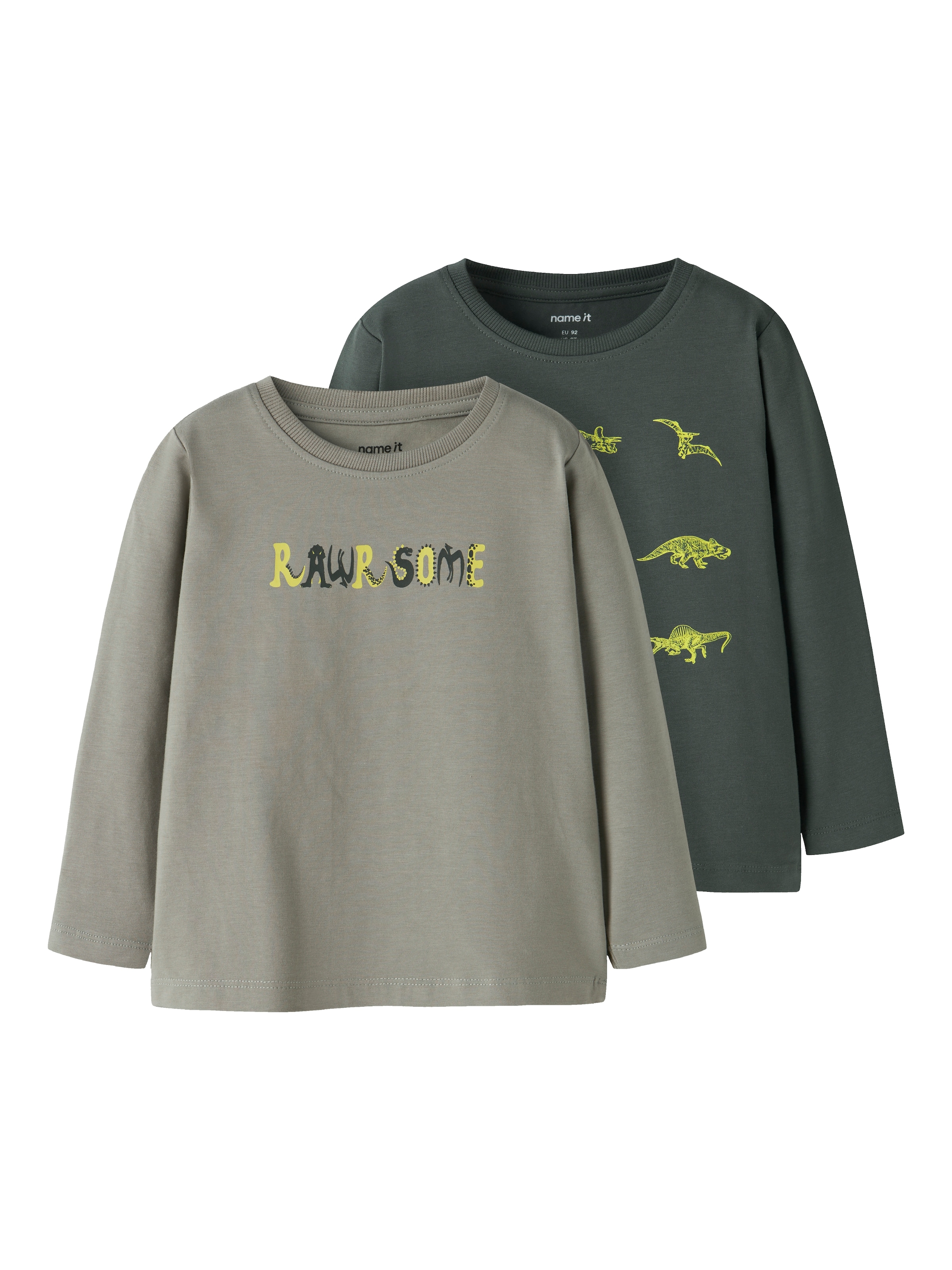 Name It T-Shirt »NMMVUX 2P LS TOP« Packung, 2 tlg. Baumwollmischung