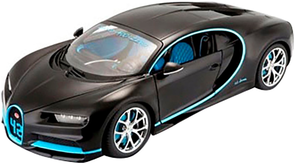 Sammlerauto »Bugatti Chiron - World Record 0-400-0 km in 42 Sek.«, 1:18