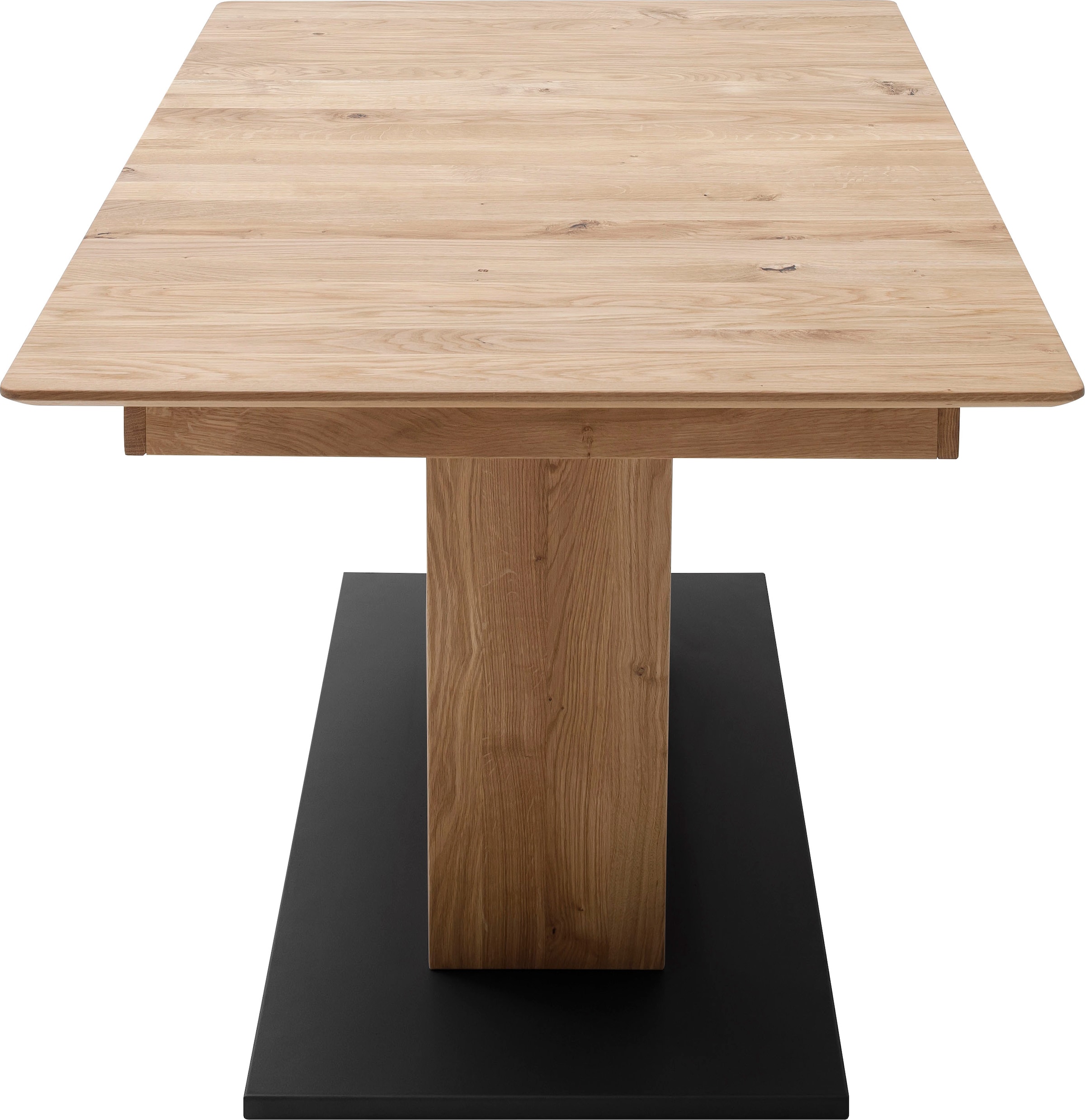 MCA furniture Esstisch »Cuba«, Esstisch Massivholz ausziehbar, Tischplatte mit Synchronauszug