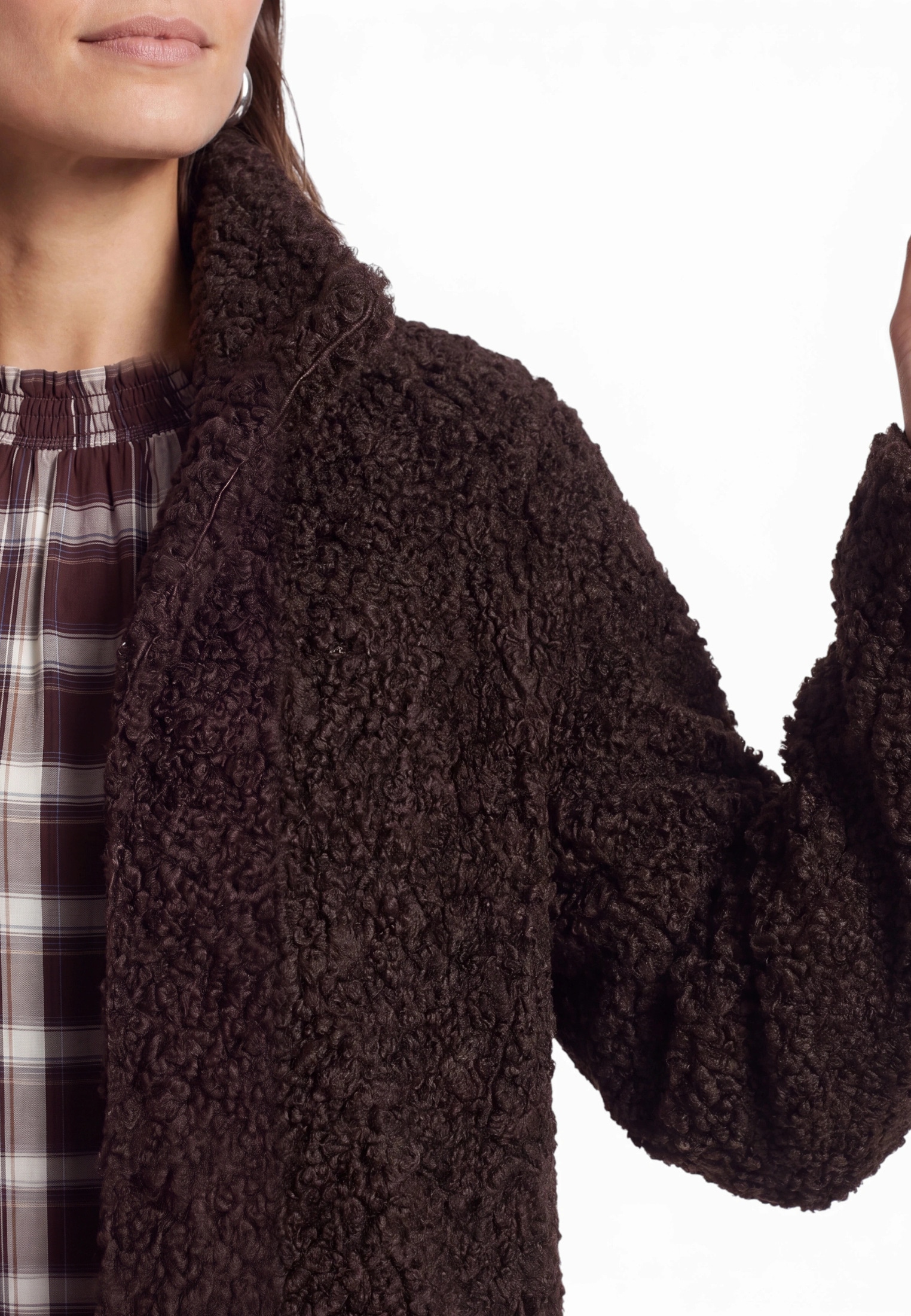 Zero Wintermantel »Wintermantel mit Stehkragen«